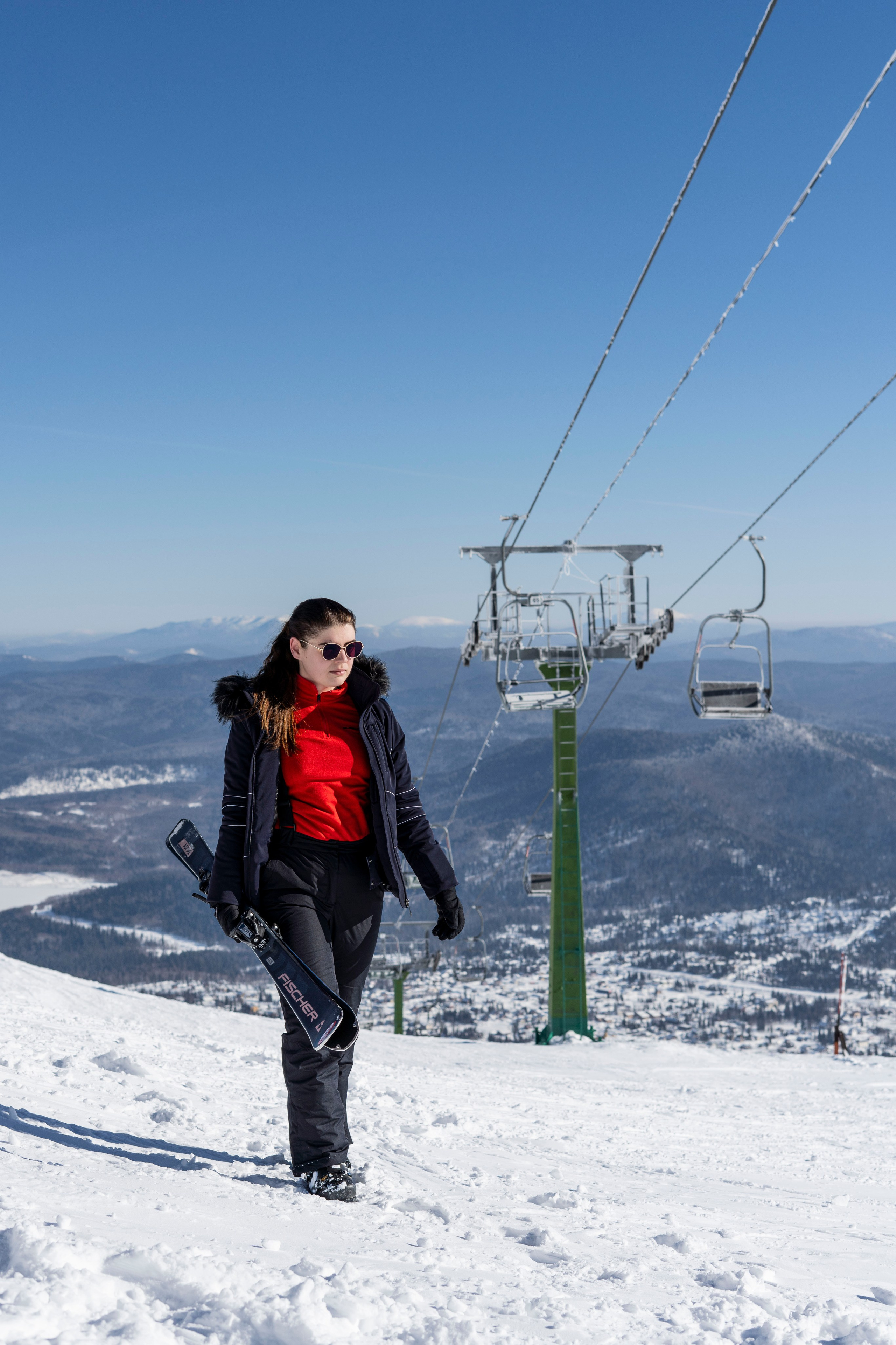 Фотосессия на вершине. Анастасия Паршукова — фотограф Шерегеш Новосибирск