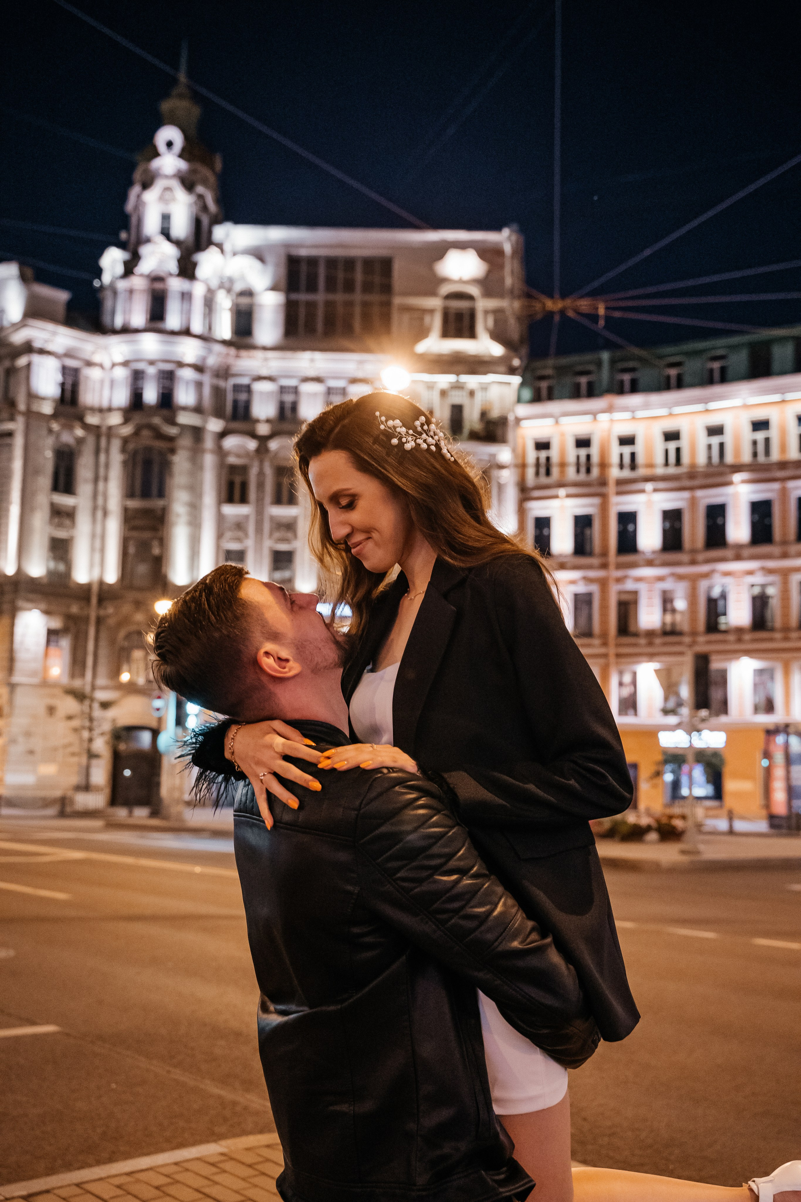 Love story «Night Petersburg». Свадебные фотограф и видеограф Наталья и Анатолий Новиковы СПб