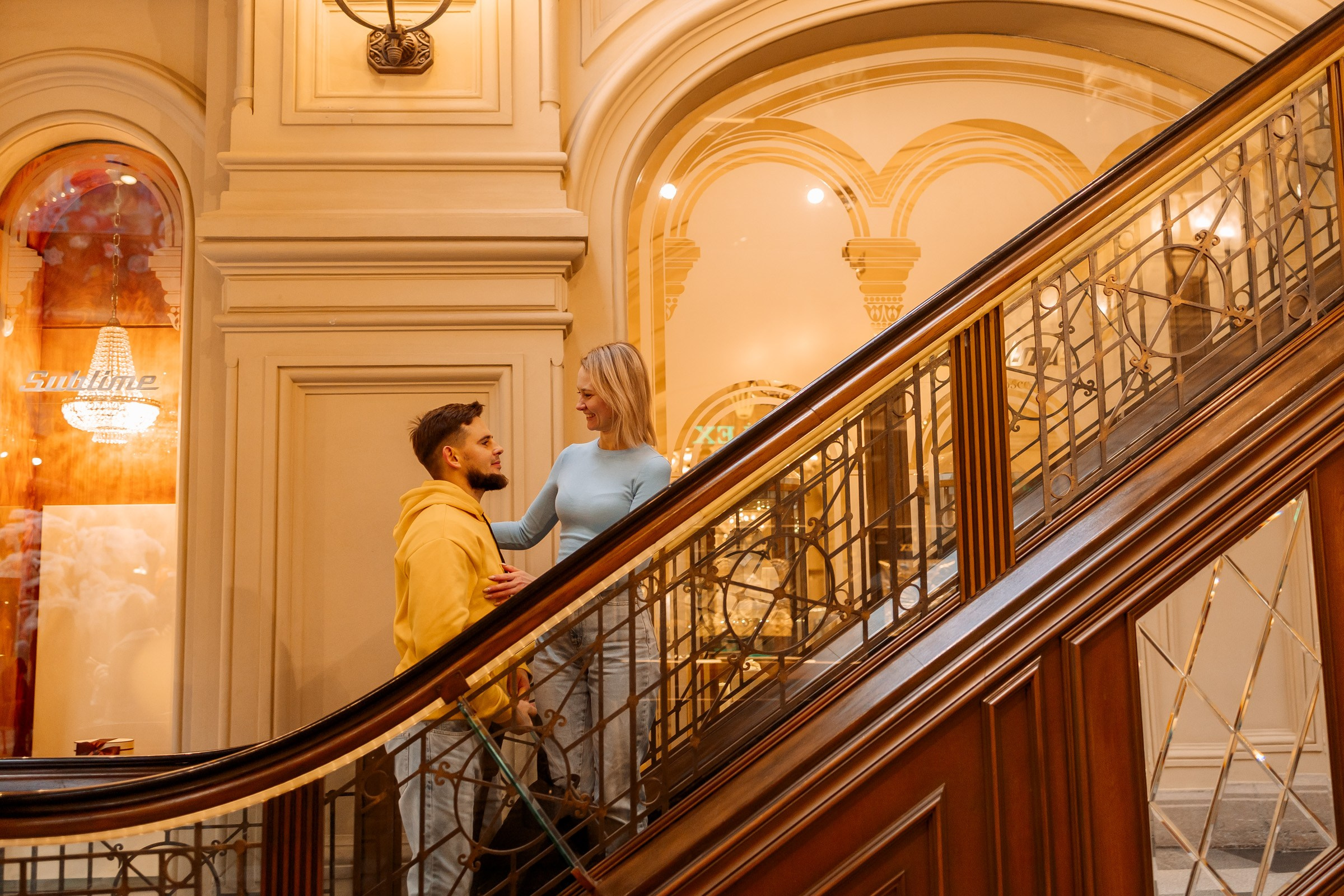 Love Story в центре Москвы. Семейный Фотограф в Москве Евгения Симоненко
