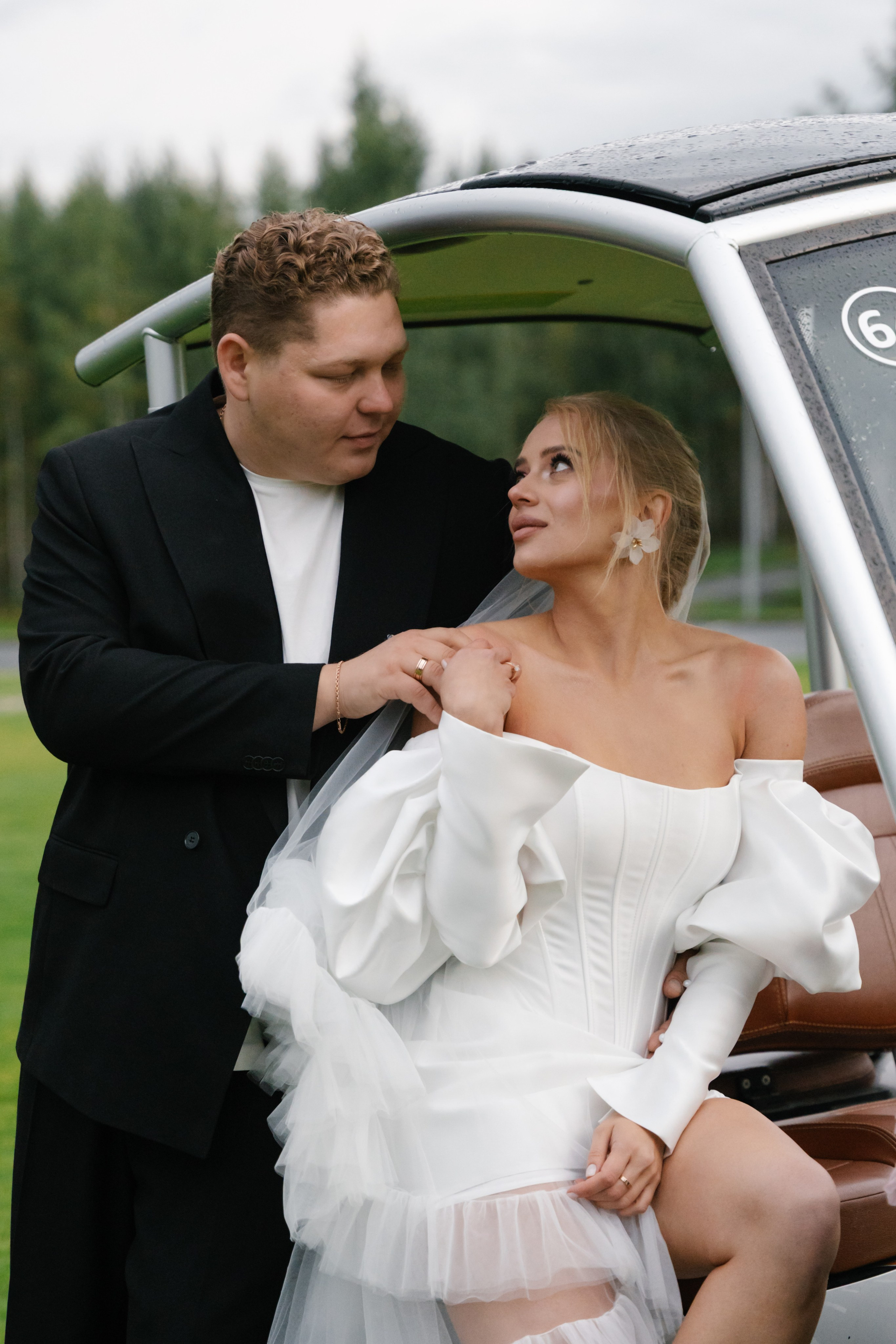 свадебная фотосессия в гольф-клубе Челябинск