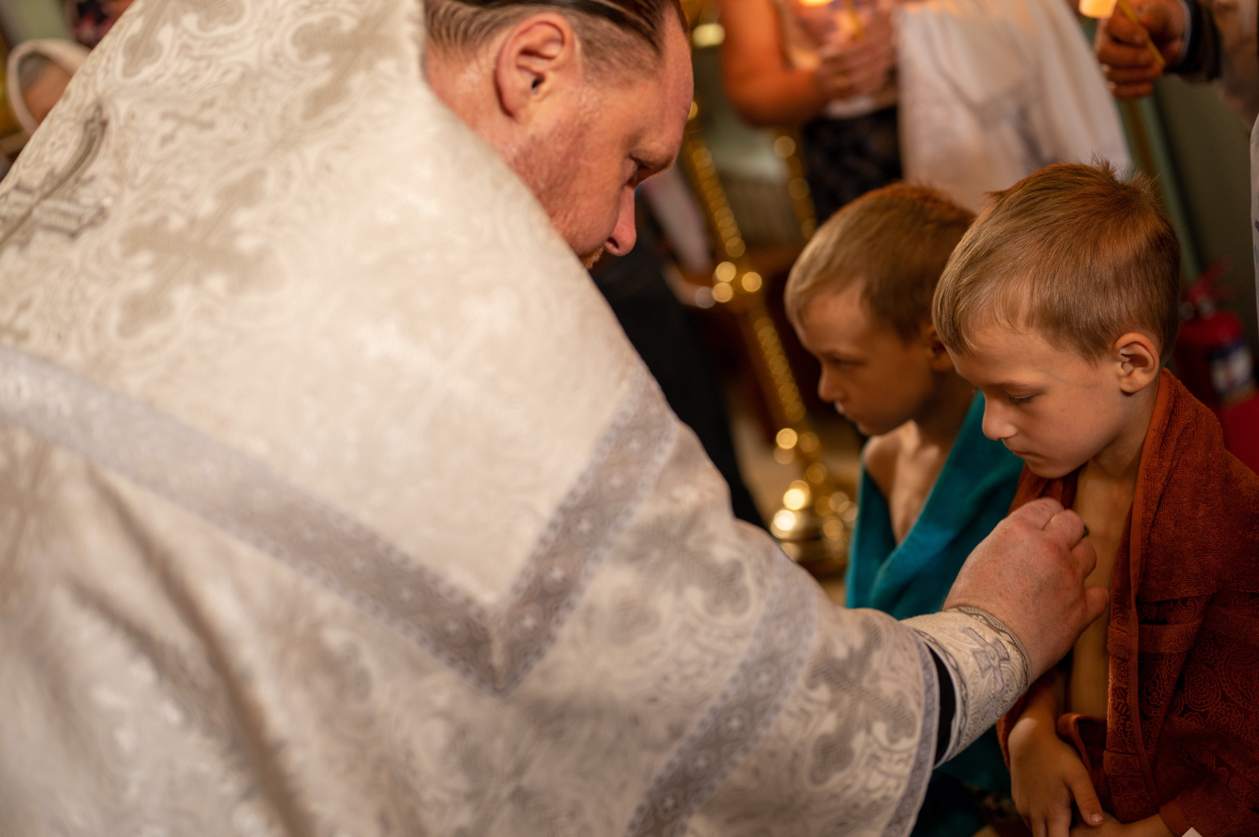 Крещение Матвей и Тимофей. Фотограф новорожденных, семейный детский в Тюмени Татьяна Морозова