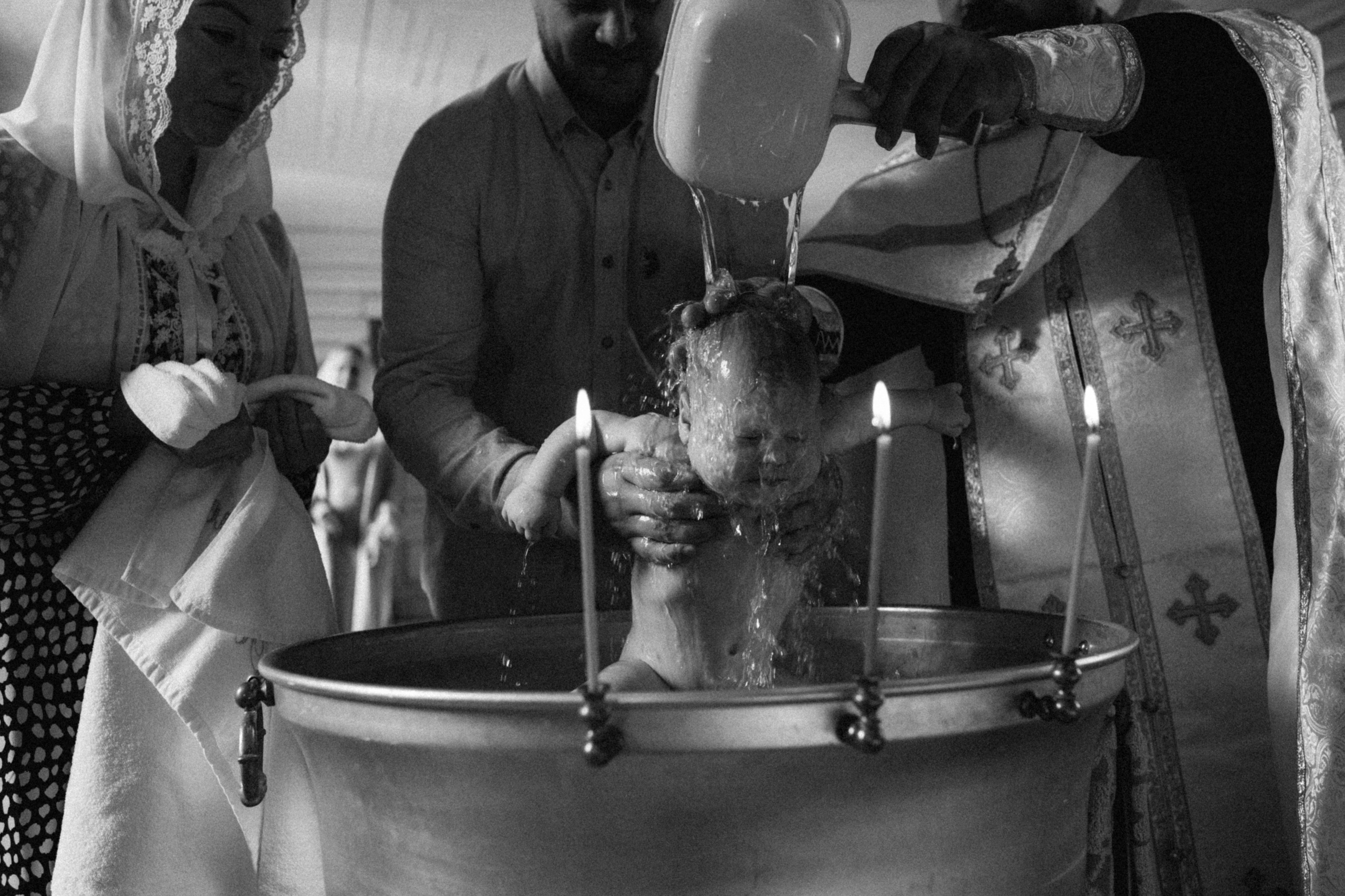 Крещение. Фотограф Катя Трусова