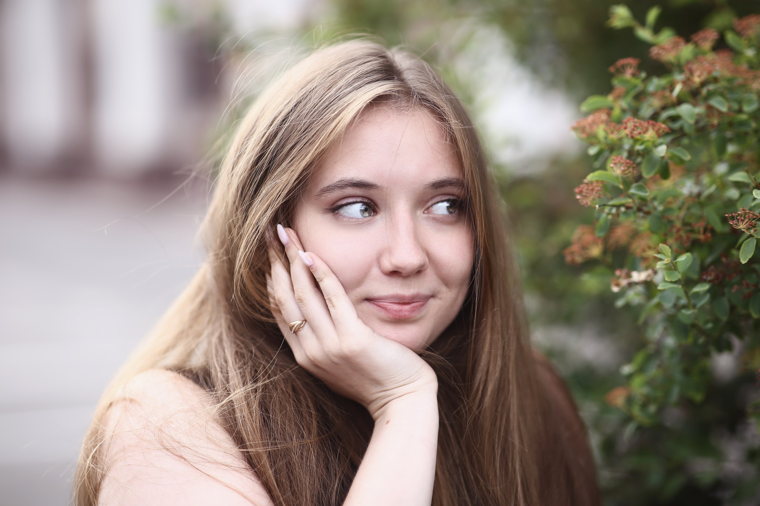 Съемки на улице