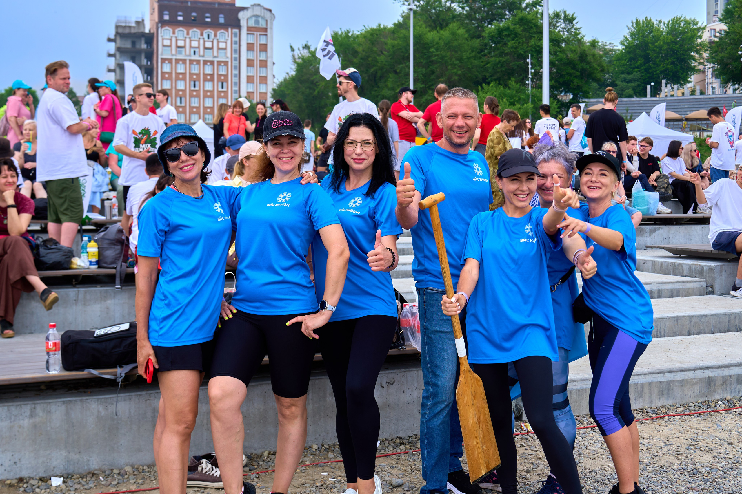 Соревнования на лодках дракон Айс Юнион. Фотограф во Владивостоке