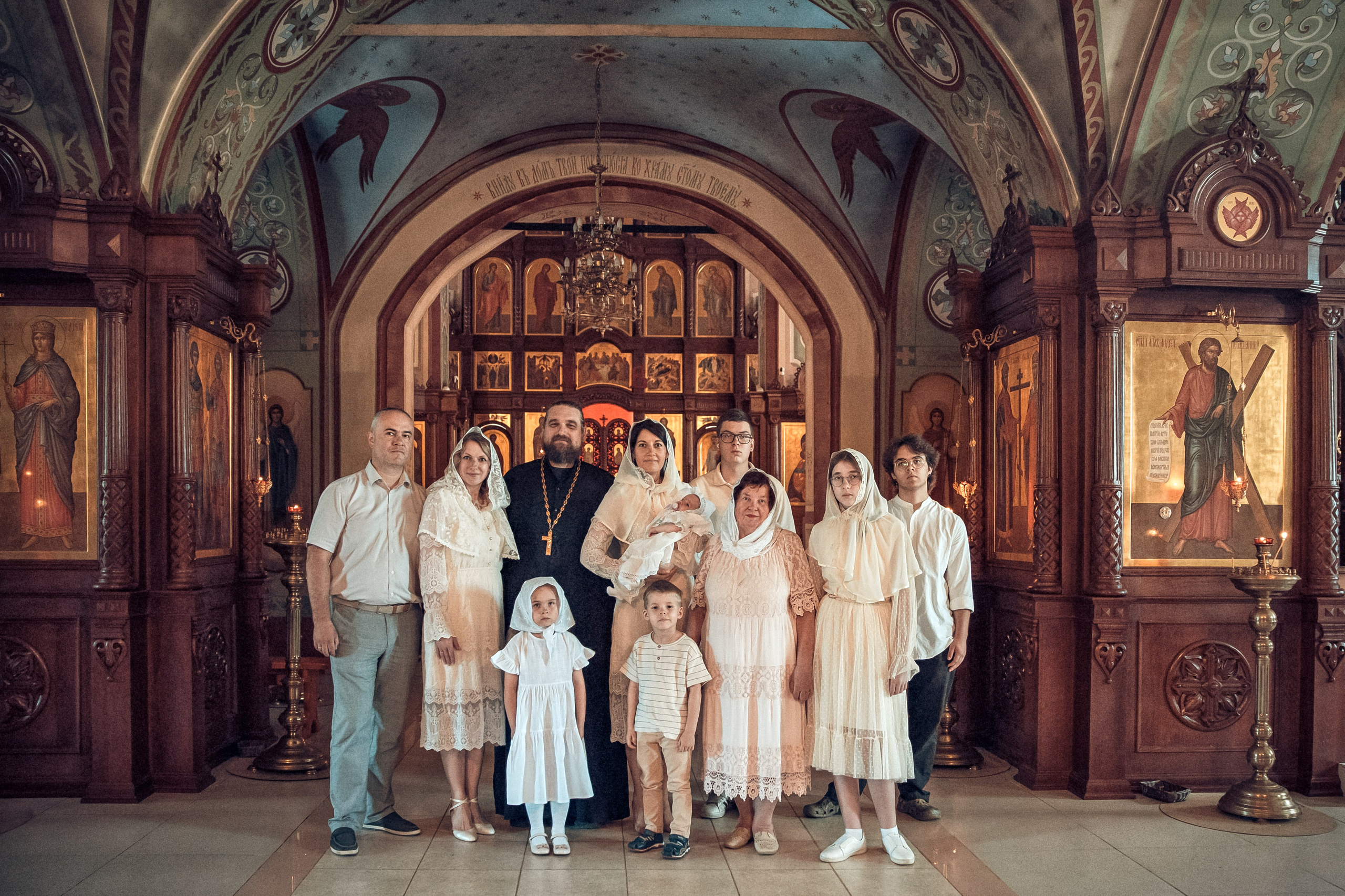 Таинство крещения. Семейный и детский фотограф в Москве Орешина Юлия