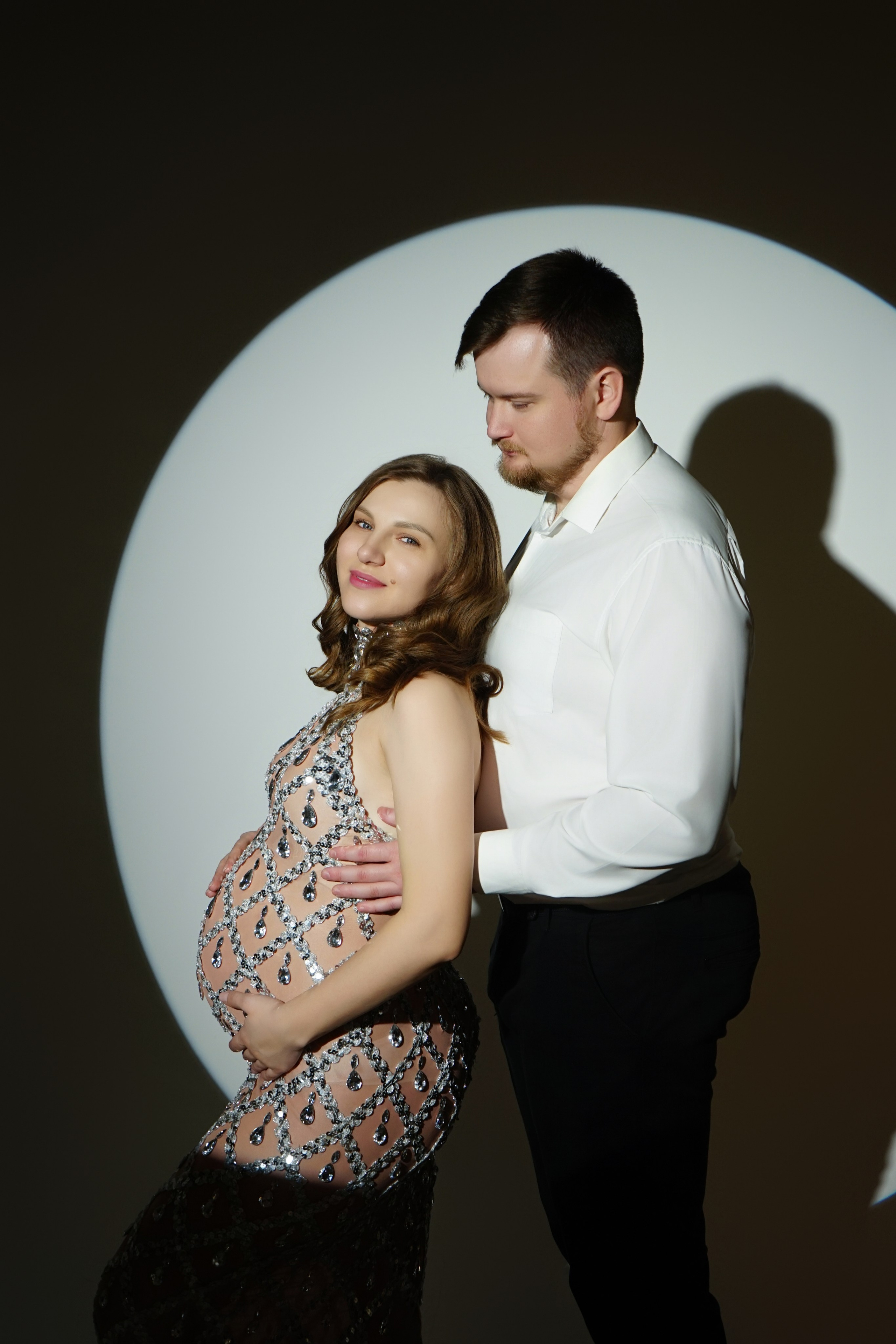 Съёмка беременности в моей фотостудии «НЕБО». Женский фотограф в Химках Алёна Ленёва