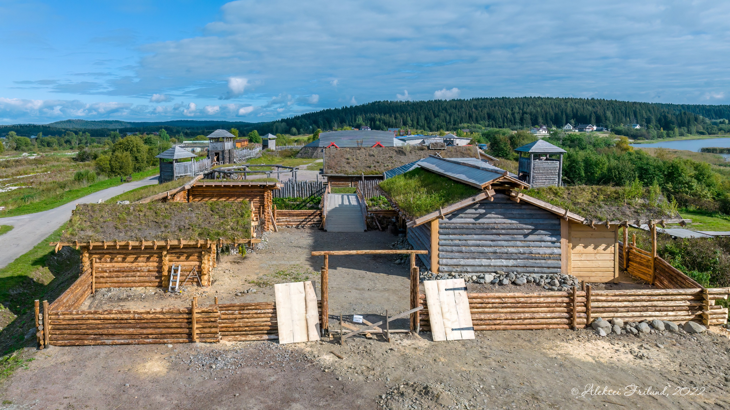 Исторический парк Бастiонъ. Аэросъемка. Фото и Видео в Карелии. Алексей Фрилунд