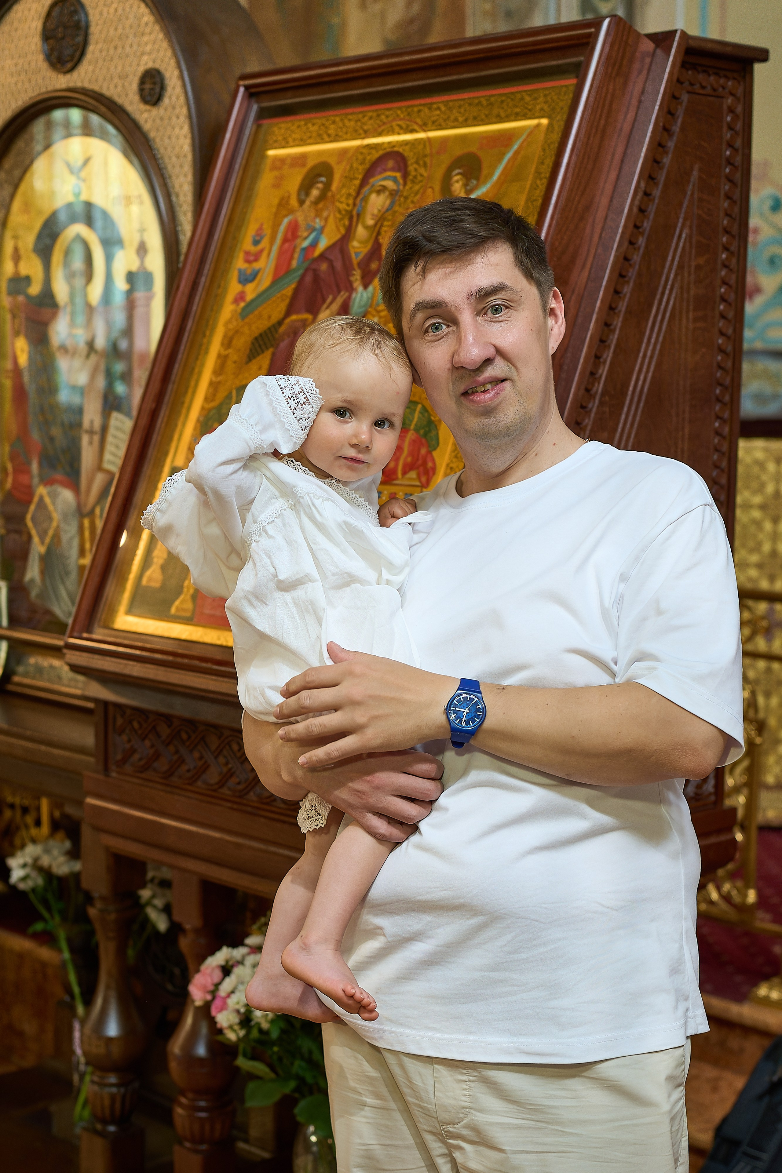 Крещение в церкви Преображения Господня