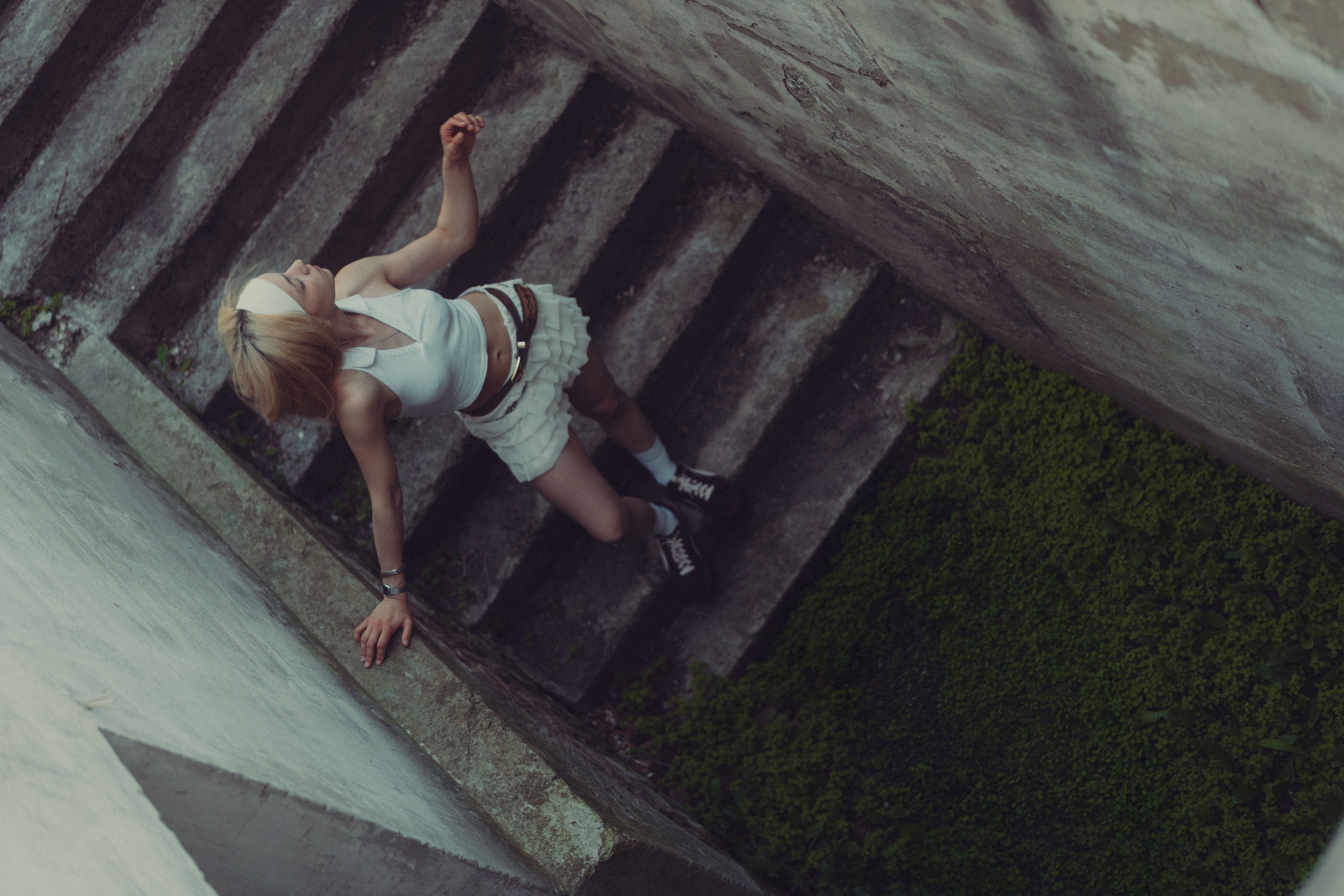 Фотосессия с Аленой около и внутри московского рынка в Казани