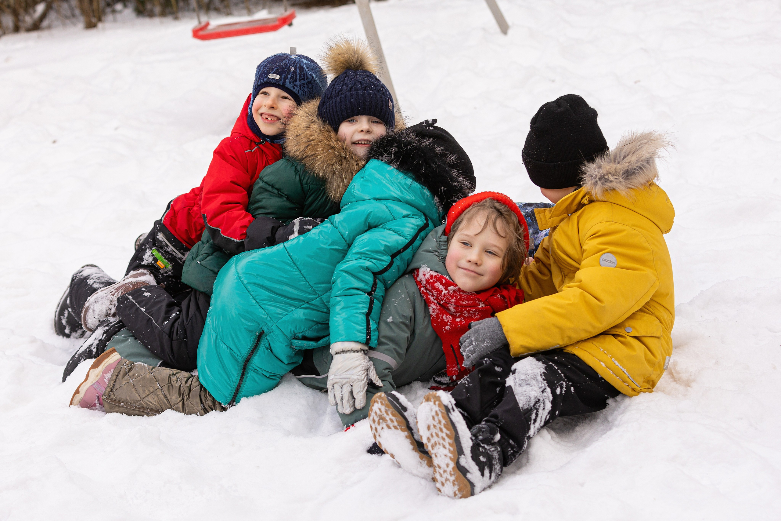 Зима в детском саду. Свадебный, семейный, детский фотограф в Санкт-Петербурге