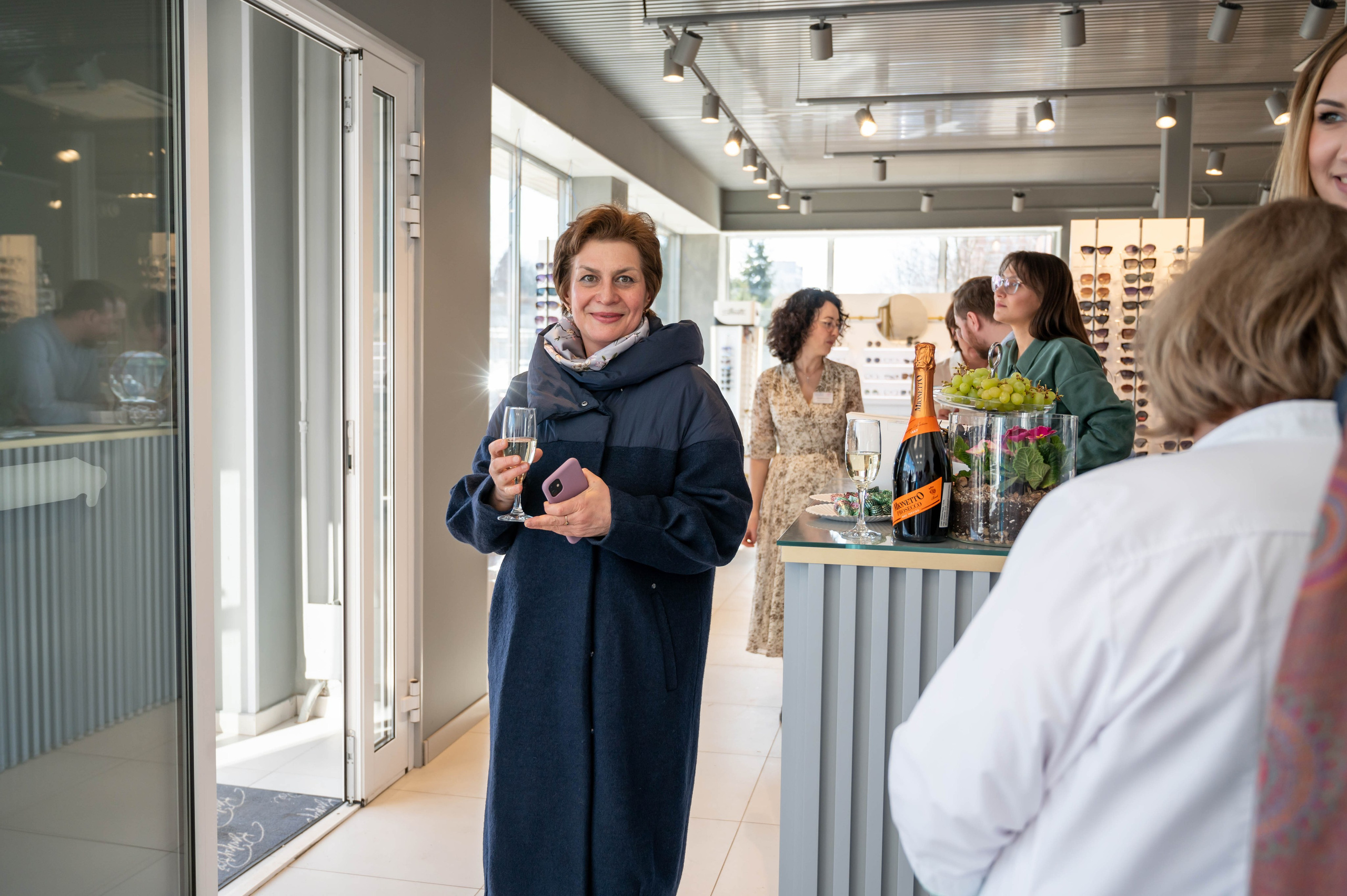 Съёмка открытия оптики