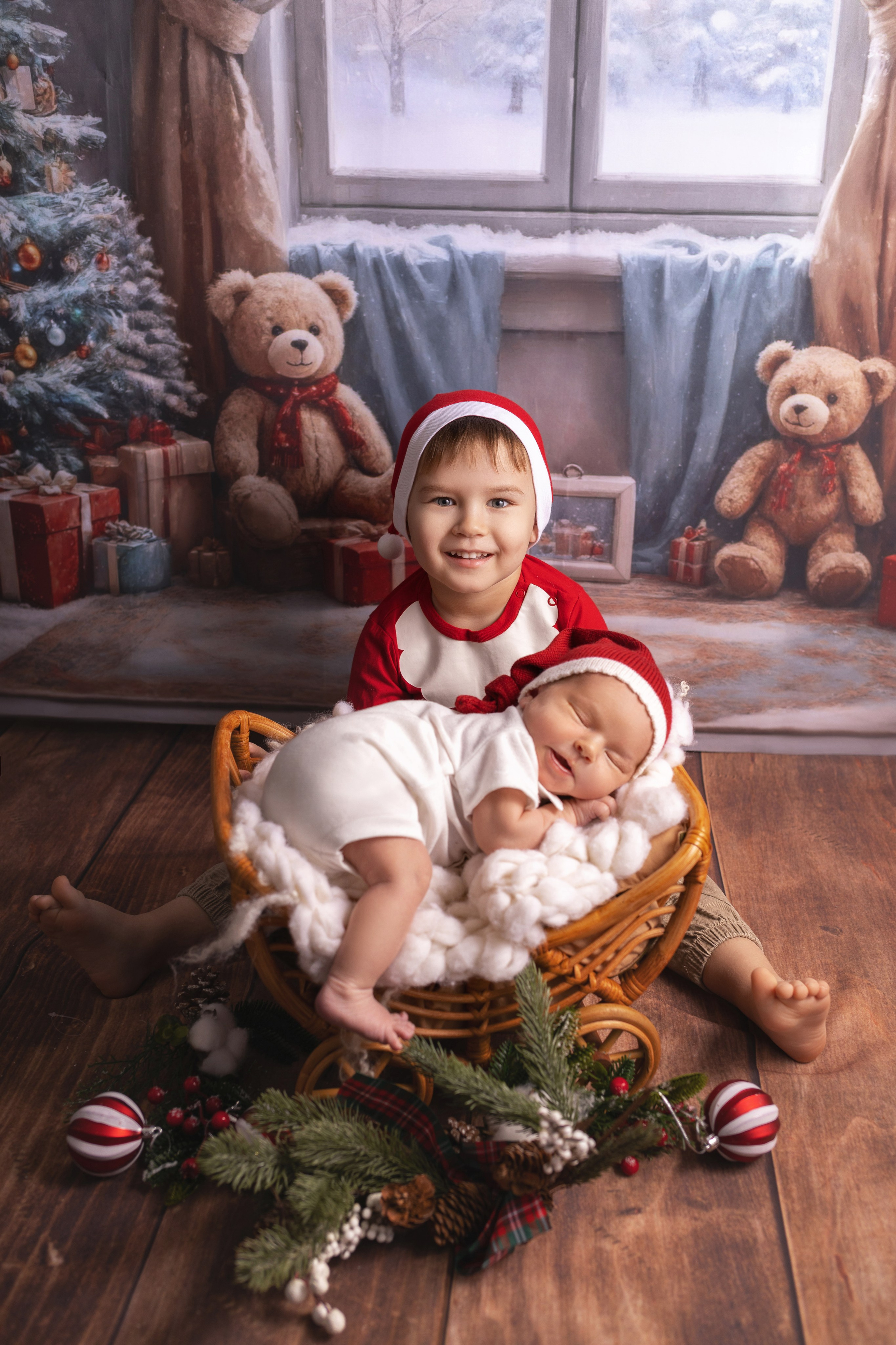 Классическая фотосессия малыша. Фотограф новорожденных малышей в Омске и Омской области Эльвира Камаева