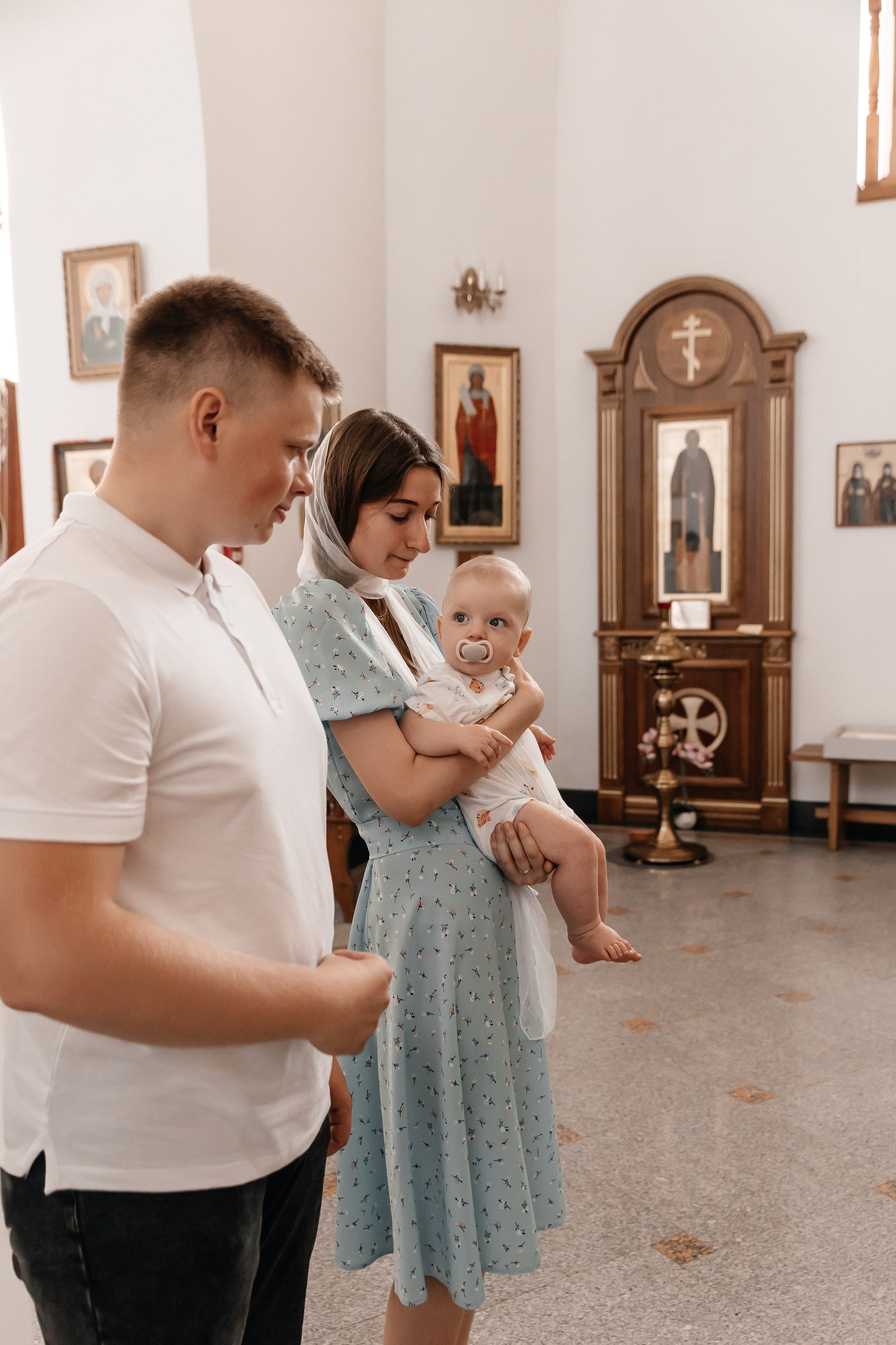 Крещение Роберта. Семейный фотограф Минск Усова Ольга