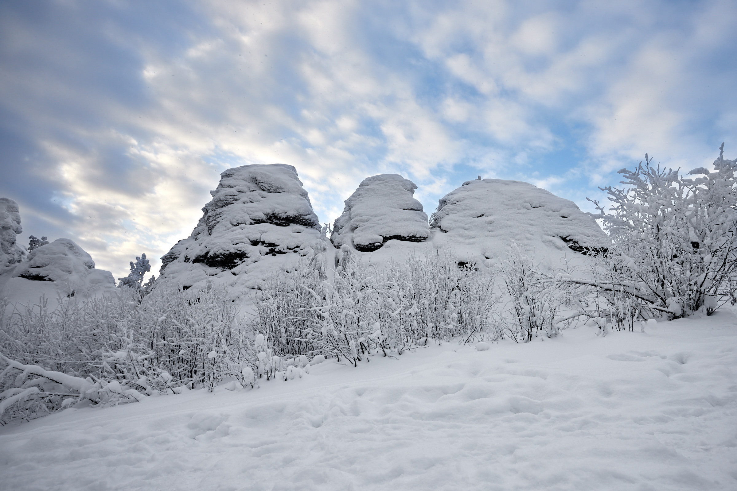Гора Колпак зимой