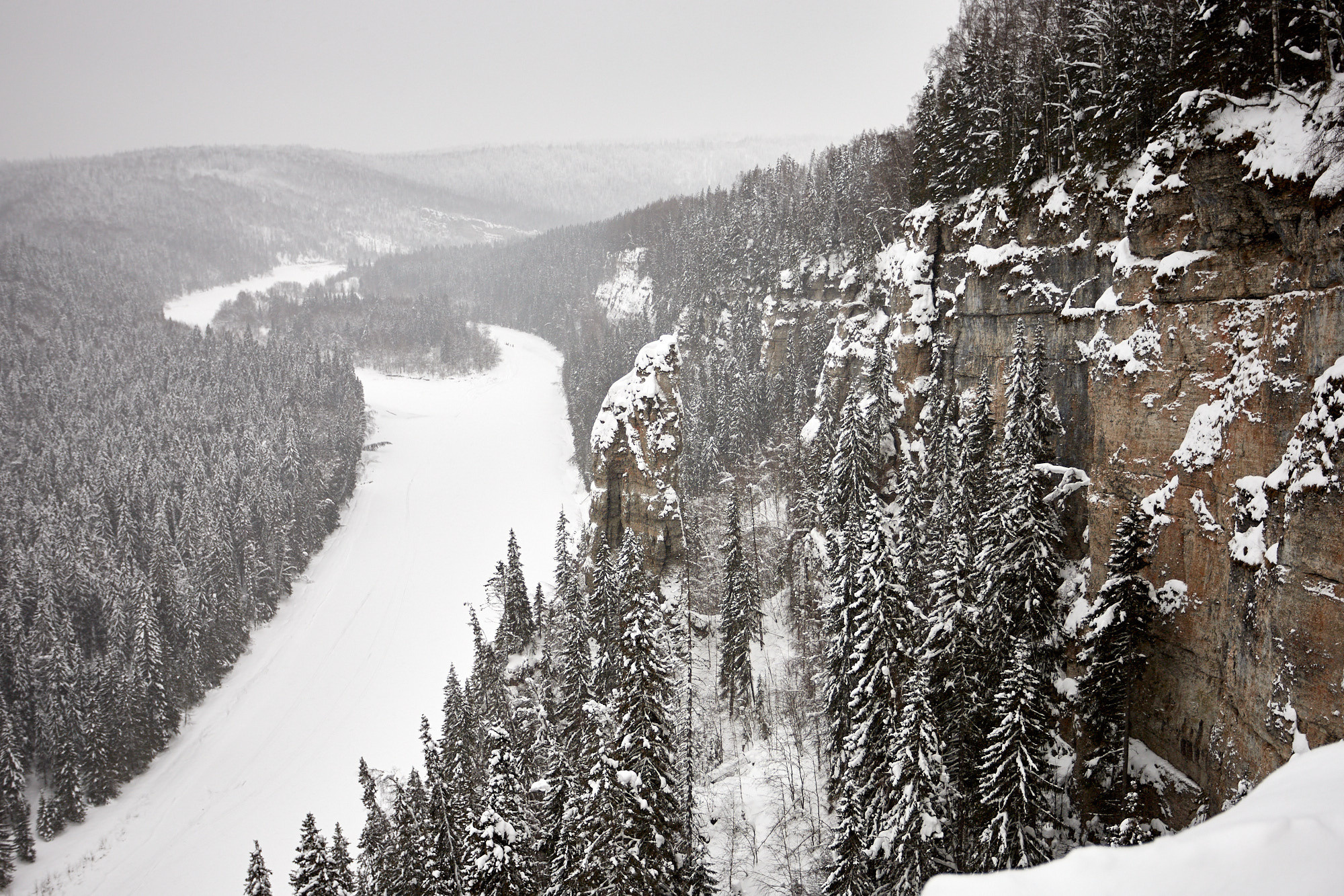 Усьвинские Столбы зимой