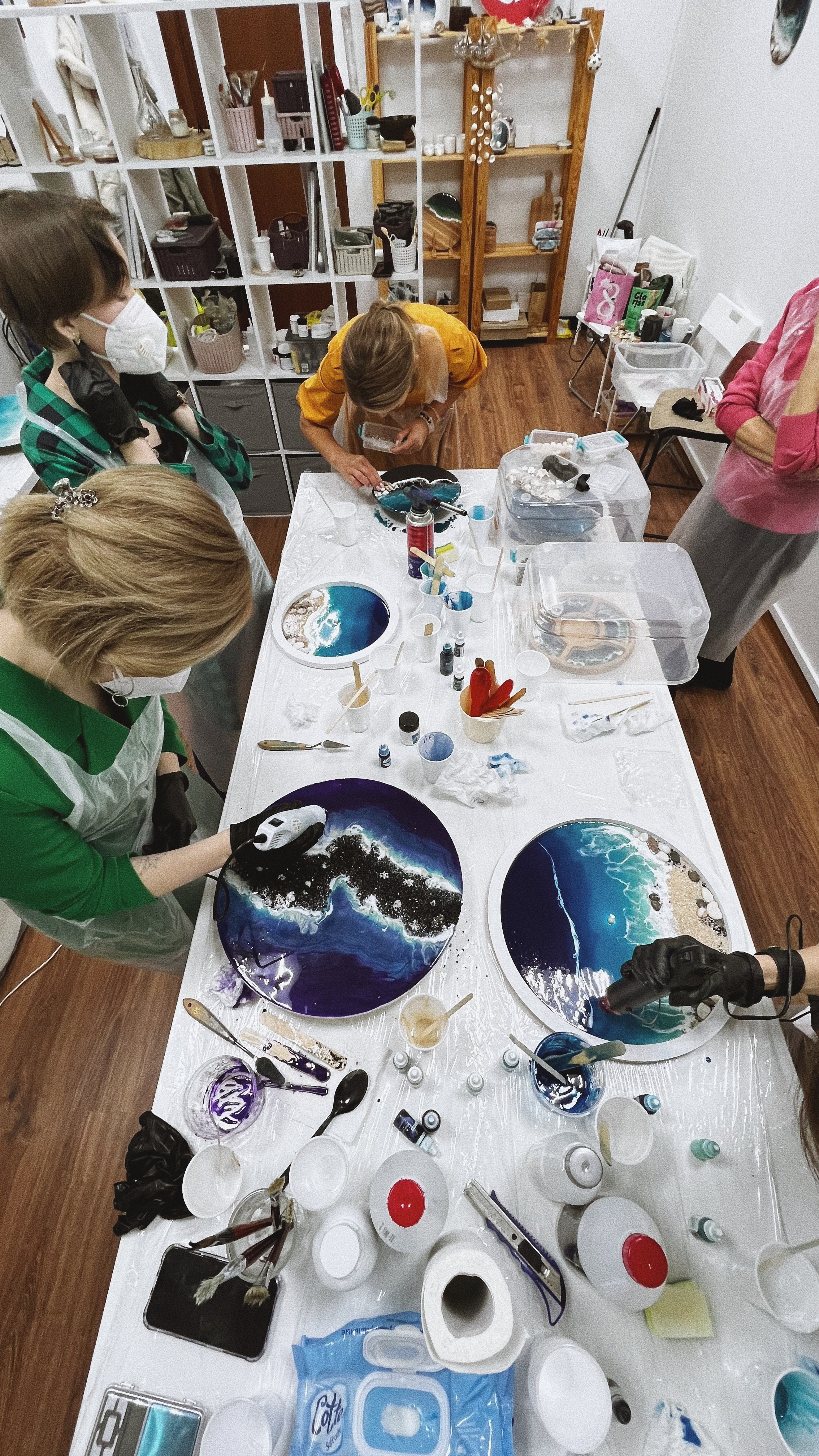 Мастер-классы. Seatales — эпоксидная смола и спиртовые чернила