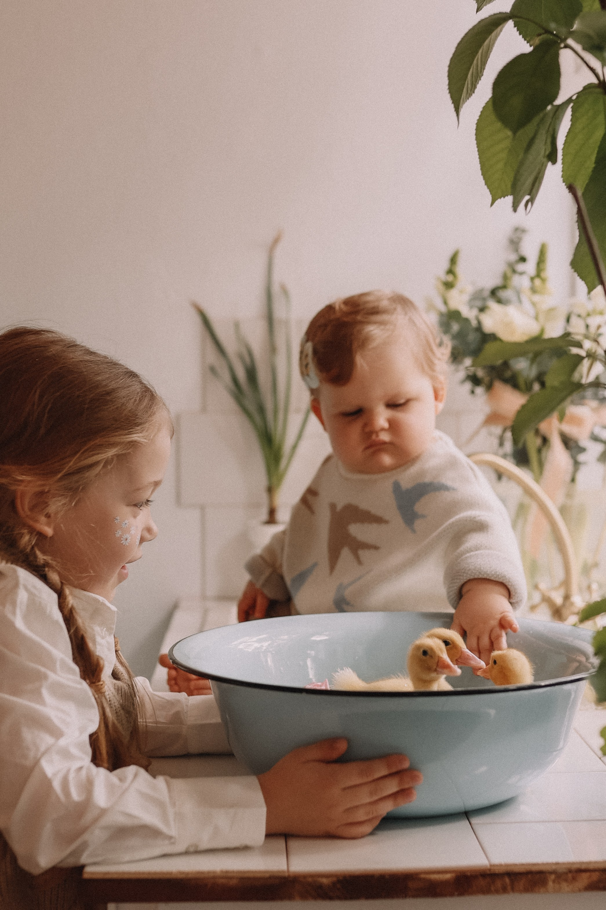 Ева Николь и утята. Елена Гореликова фотограф в Москве