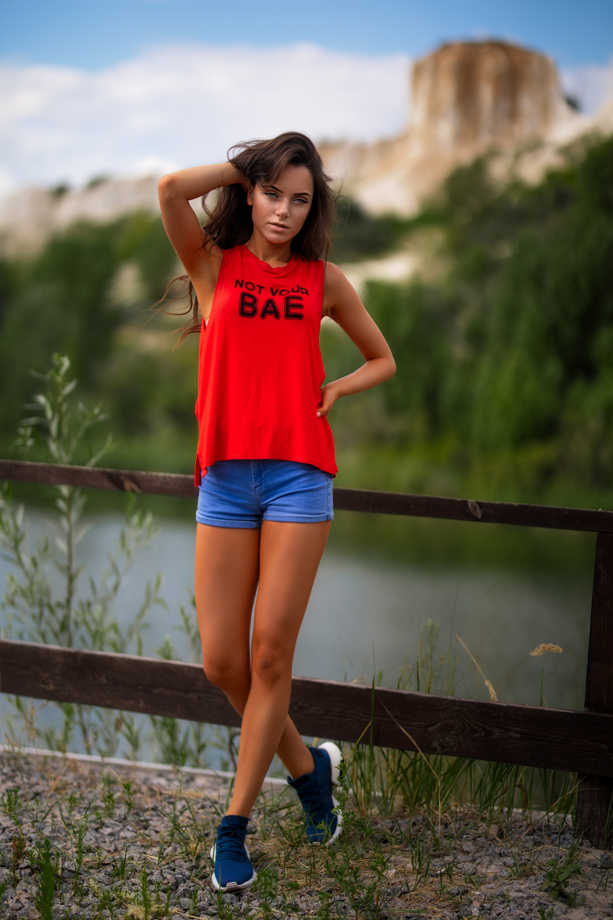 Летняя съемка с Екатериной на природе в парке Белый Колодец в формате для «себя»