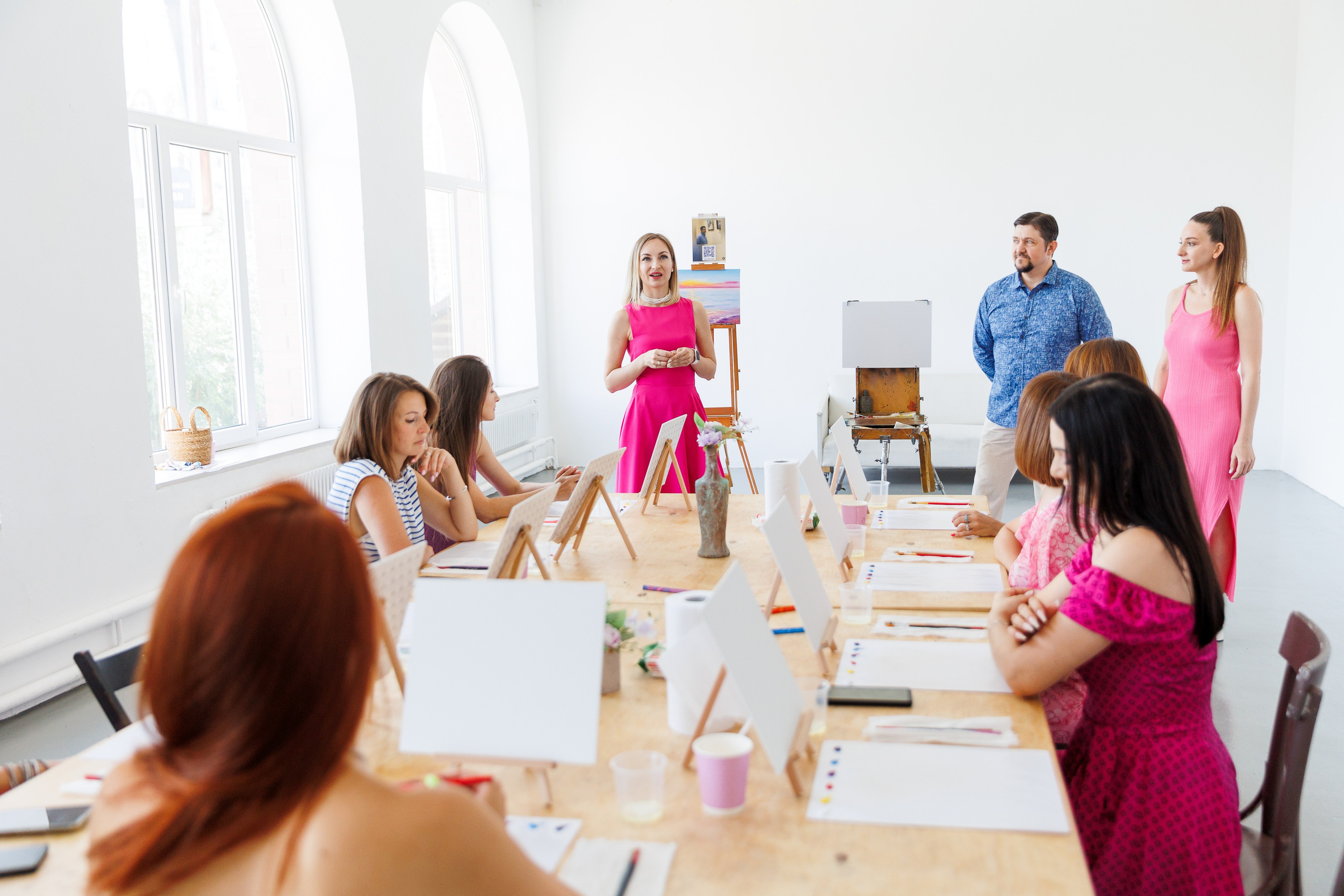 Девичник. МК по живописи. Фотограф Шейдаев Эмин г. Волгоград