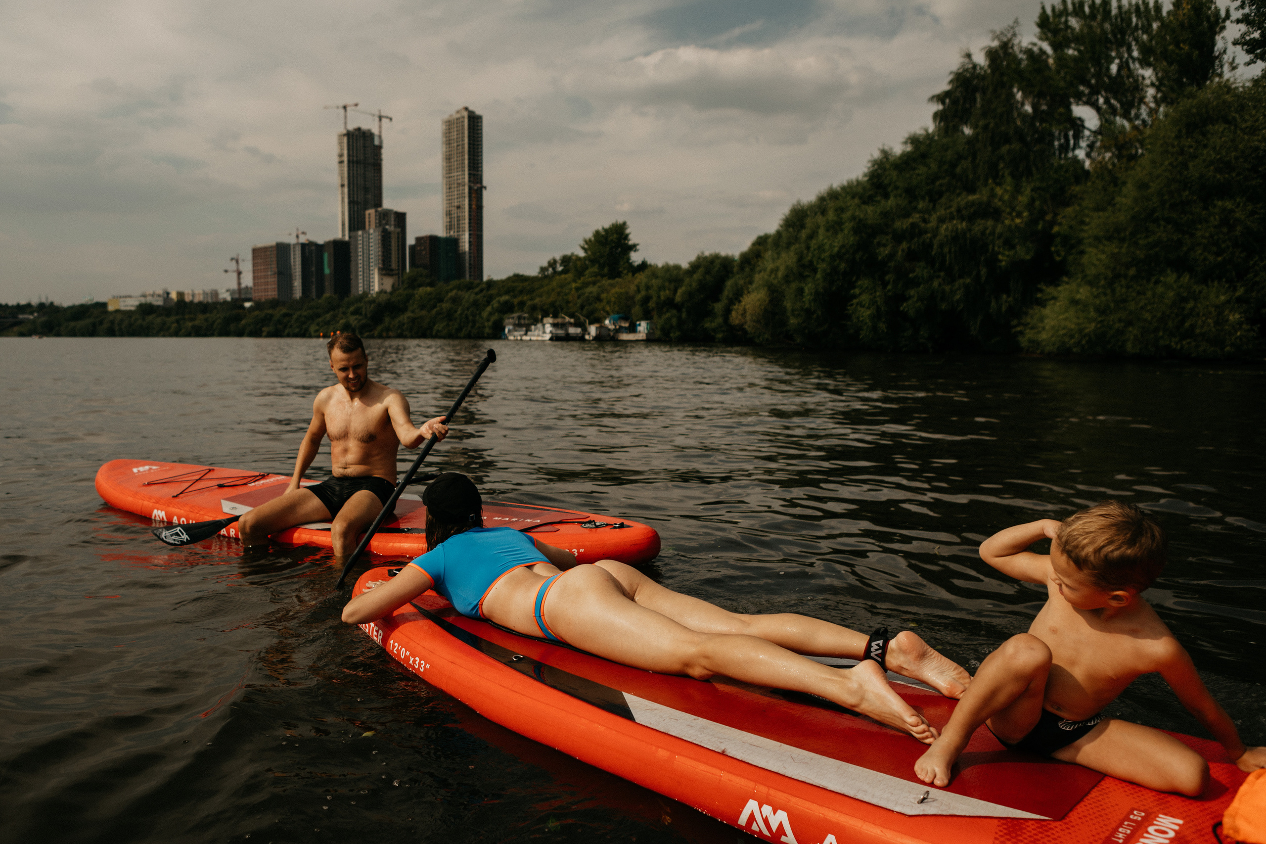 Прогулка на сапах. Семейный фотограф Маша Тимофеева | Москва