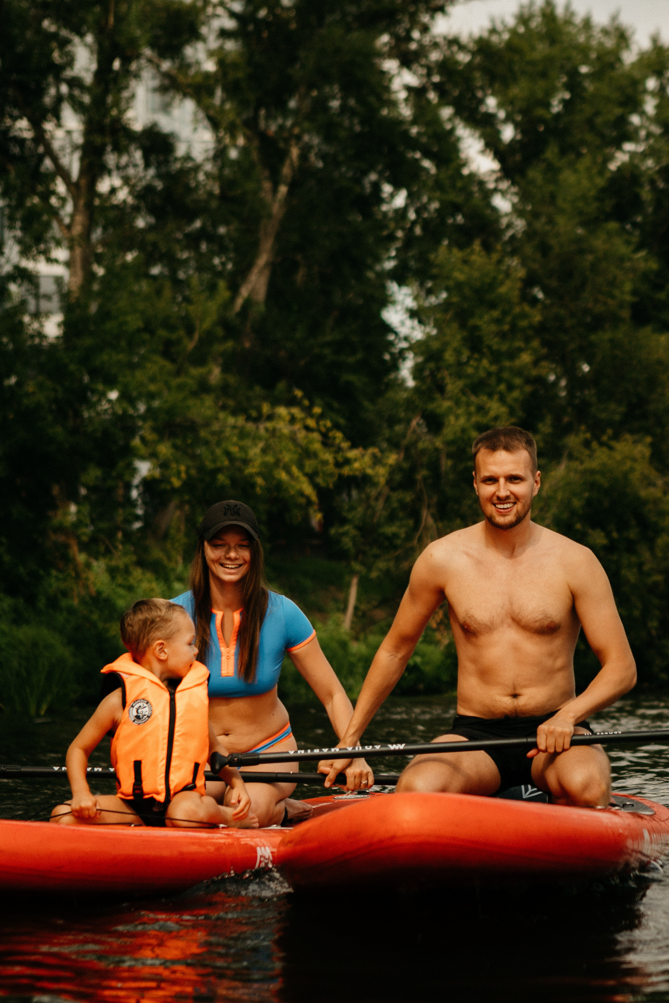 Прогулка на сапах. Семейный фотограф Маша Тимофеева | Москва