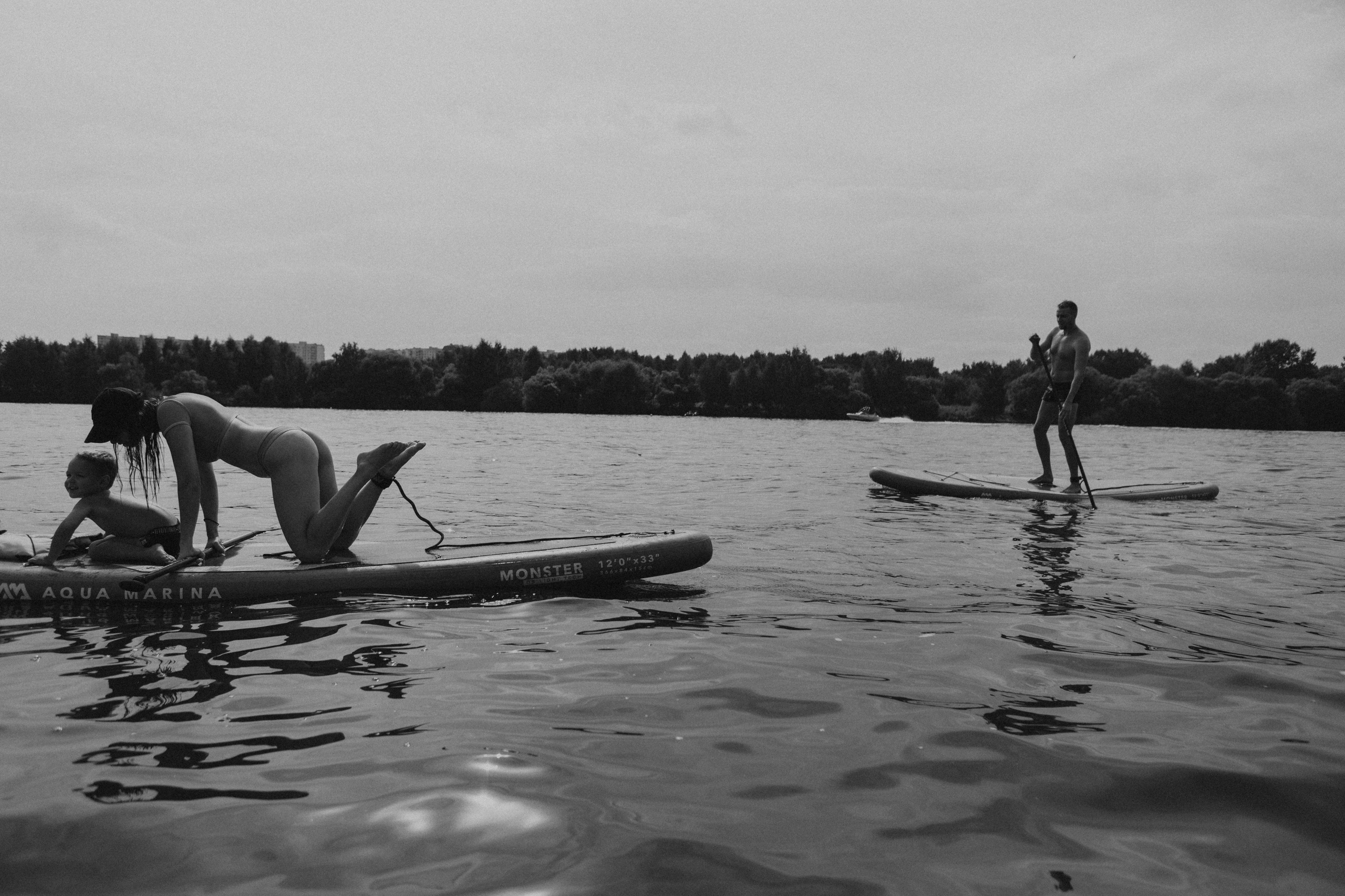 Прогулка на сапах. Семейный фотограф Маша Тимофеева | Москва
