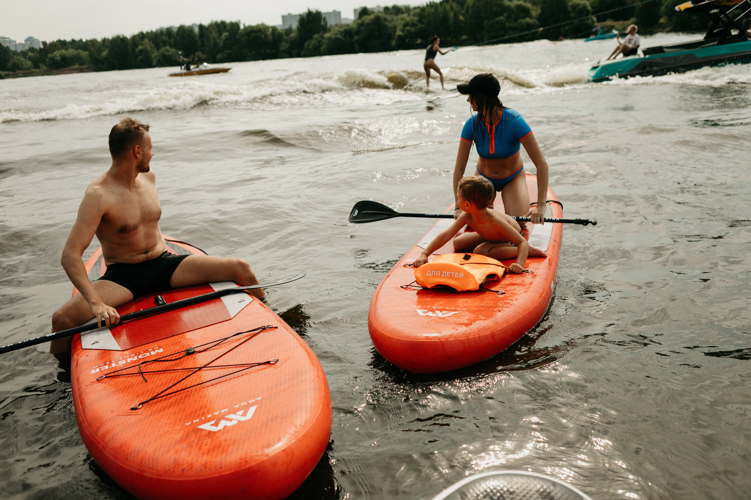 Прогулка на сапах. Семейный фотограф Маша Тимофеева | Москва