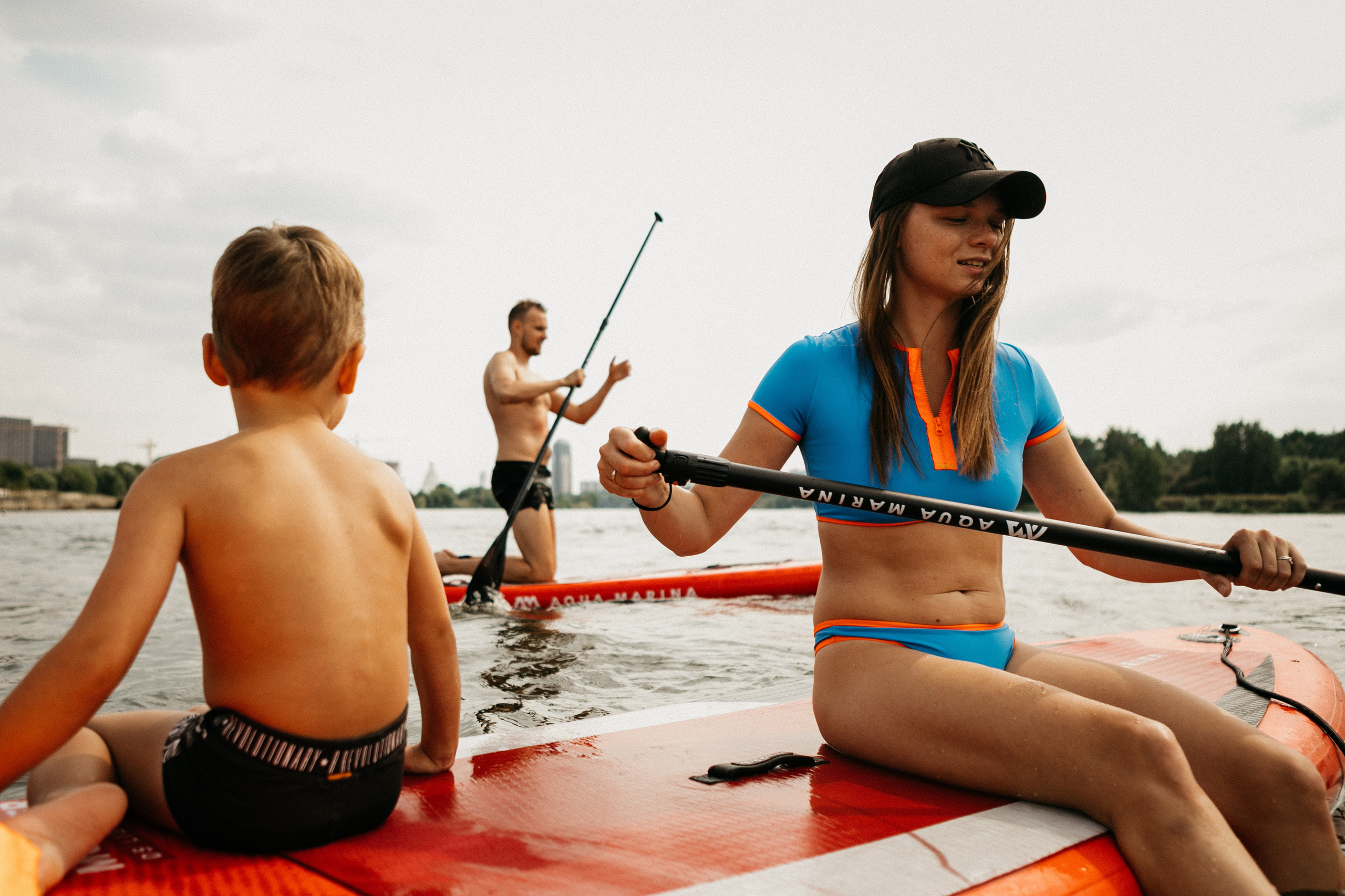 Прогулка на сапах. Семейный фотограф Маша Тимофеева | Москва