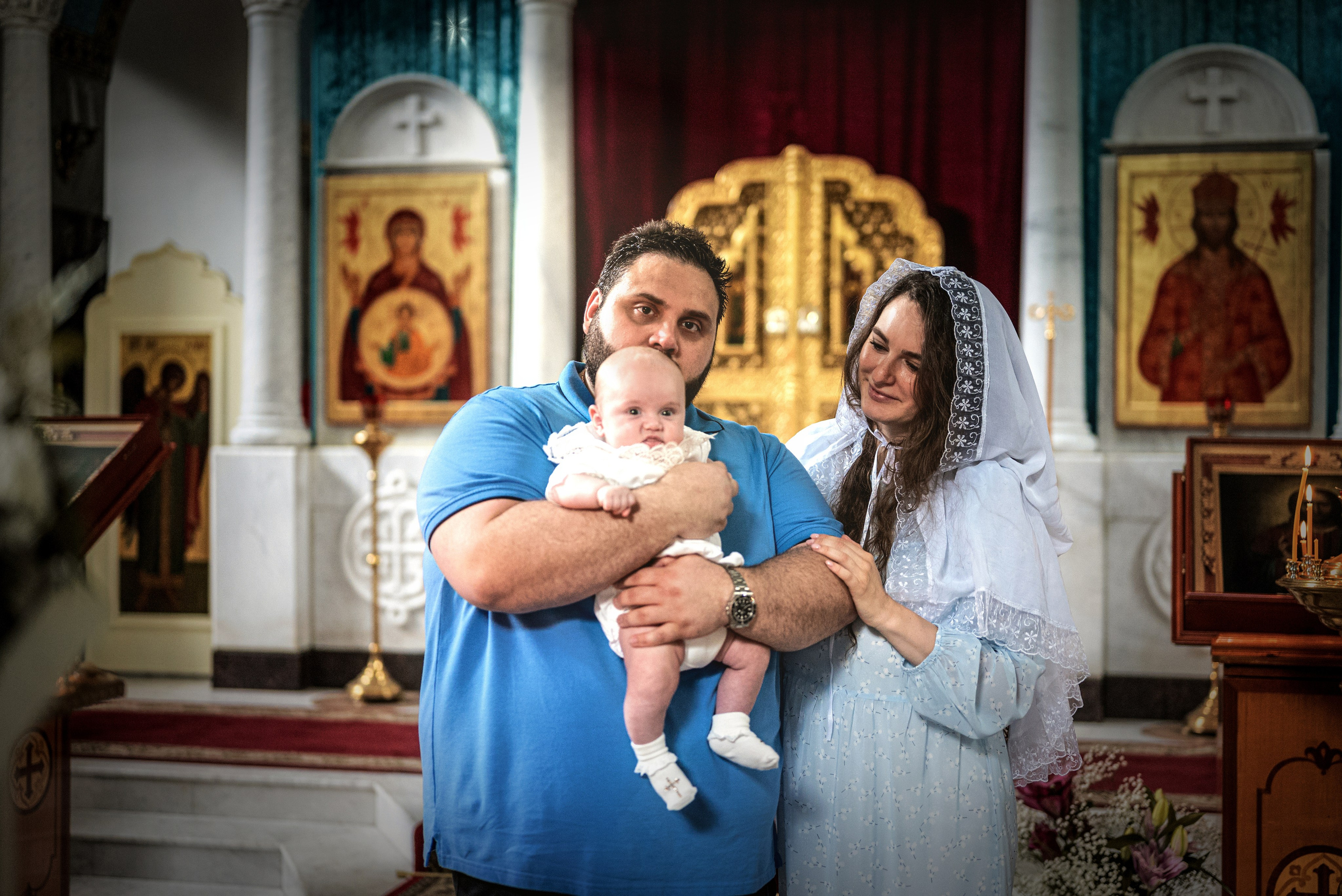 Крещение Анна. Семейный и детский фотограф Москва