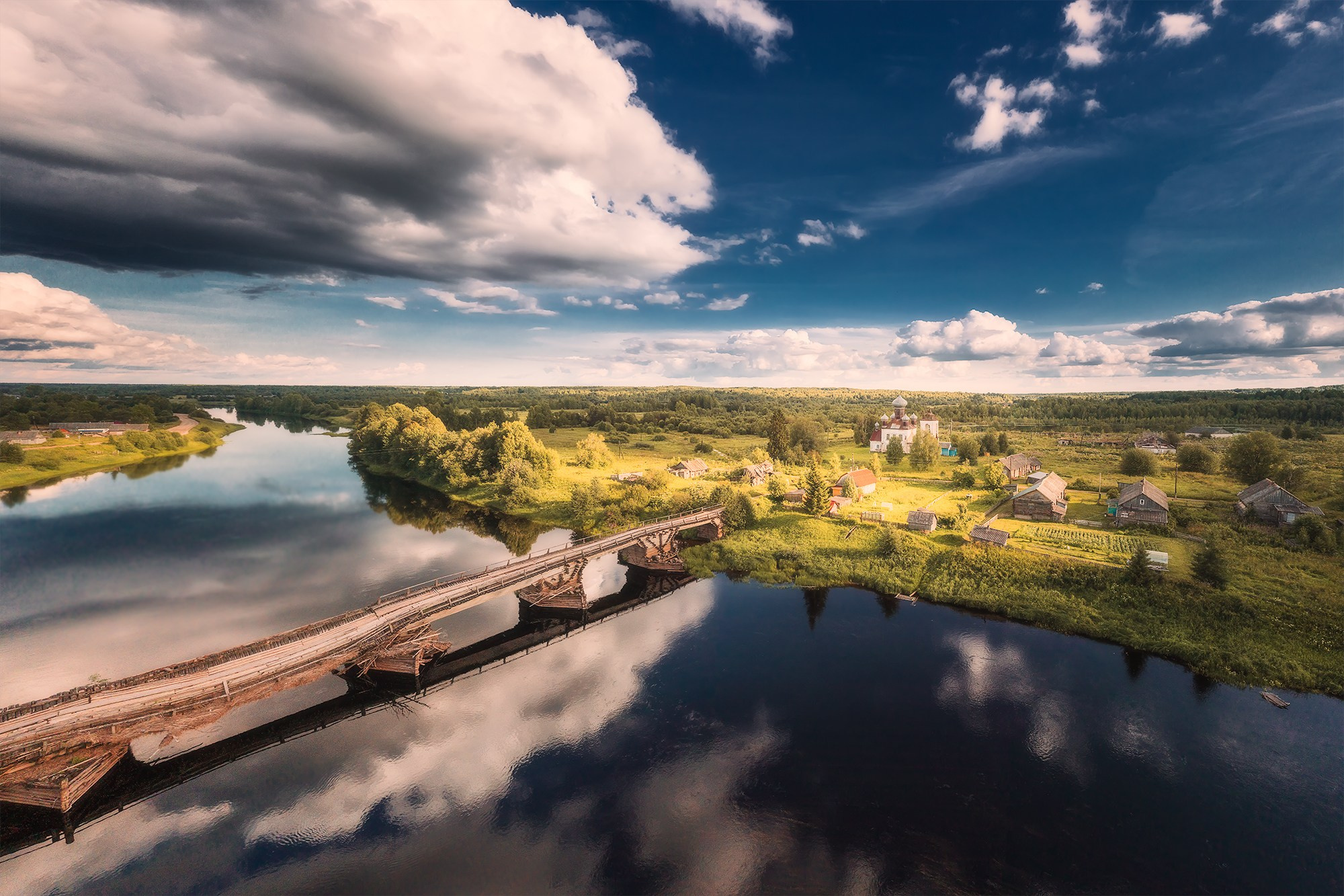 Кенозерье. Аэросъемка в Архангельске, Александр Ермолин