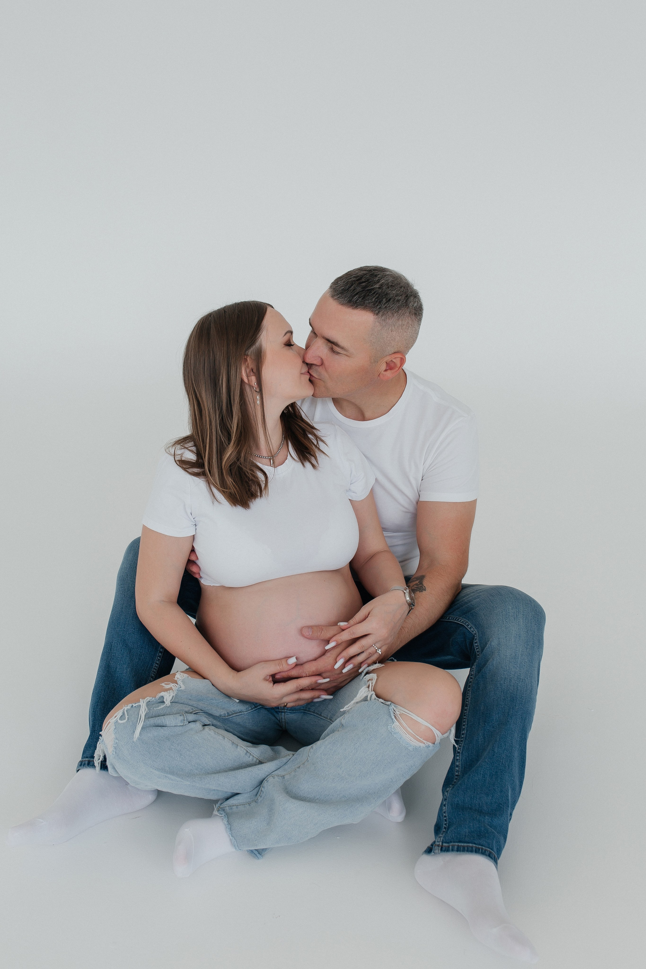 беременность в студии