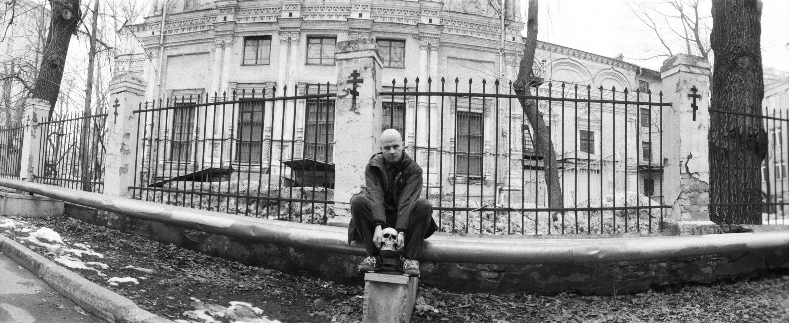 BW. Independent photographer Talib Shillaev