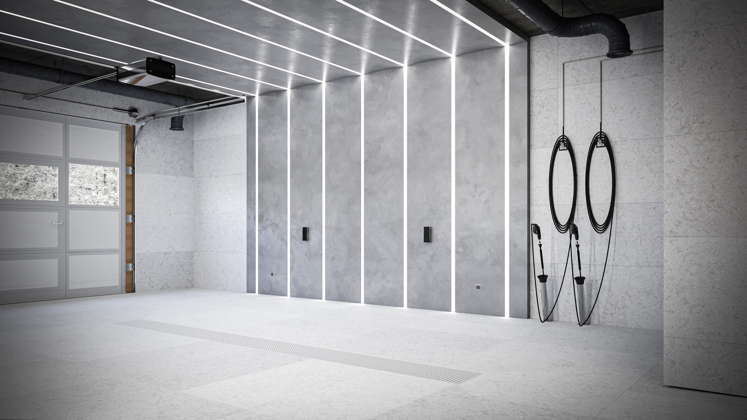 Бокс для ручной автомойки, г. Москва. Дизайн интерьера и экстерьера в Санкт-Петербурге Яна Емельянова