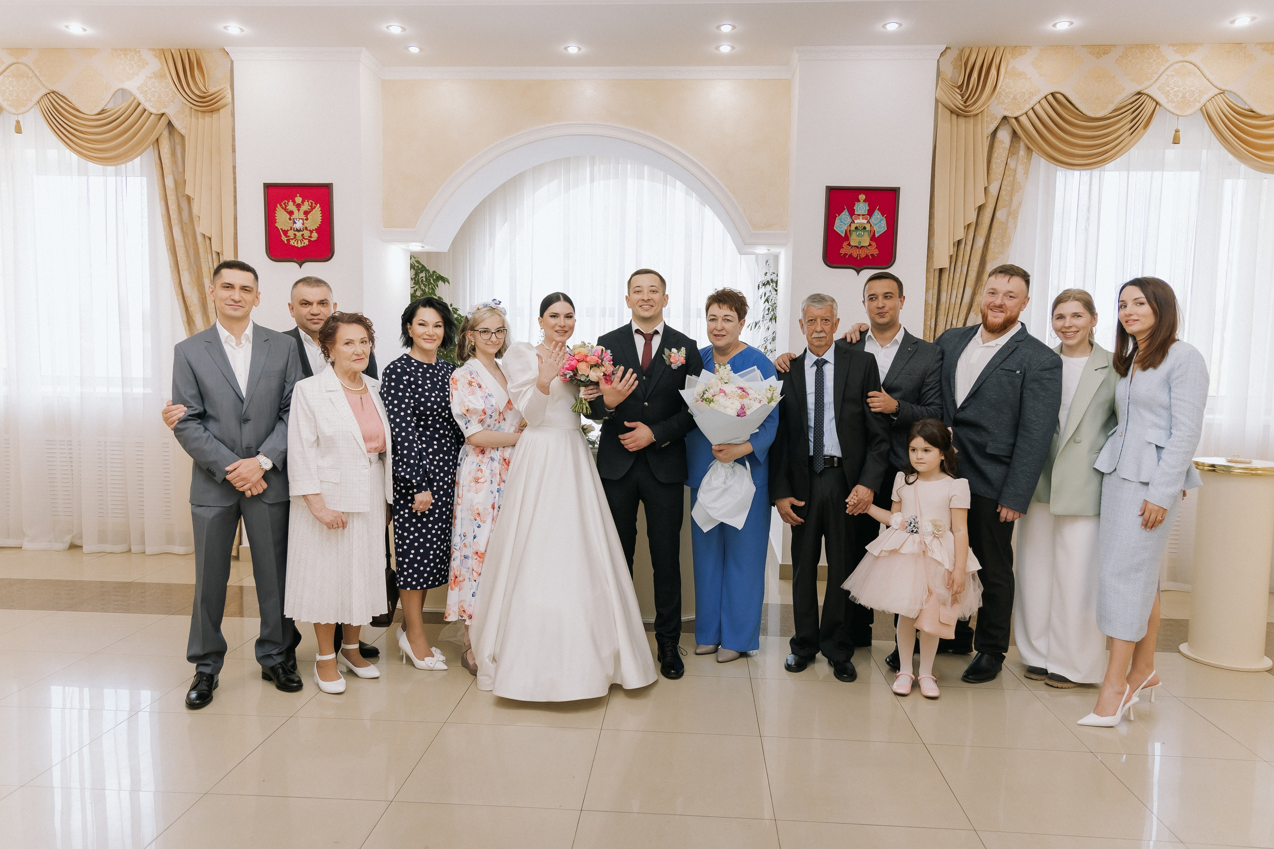 Яна и Святослав. Свадебный день. Свадебная фотография. Арина Рубах