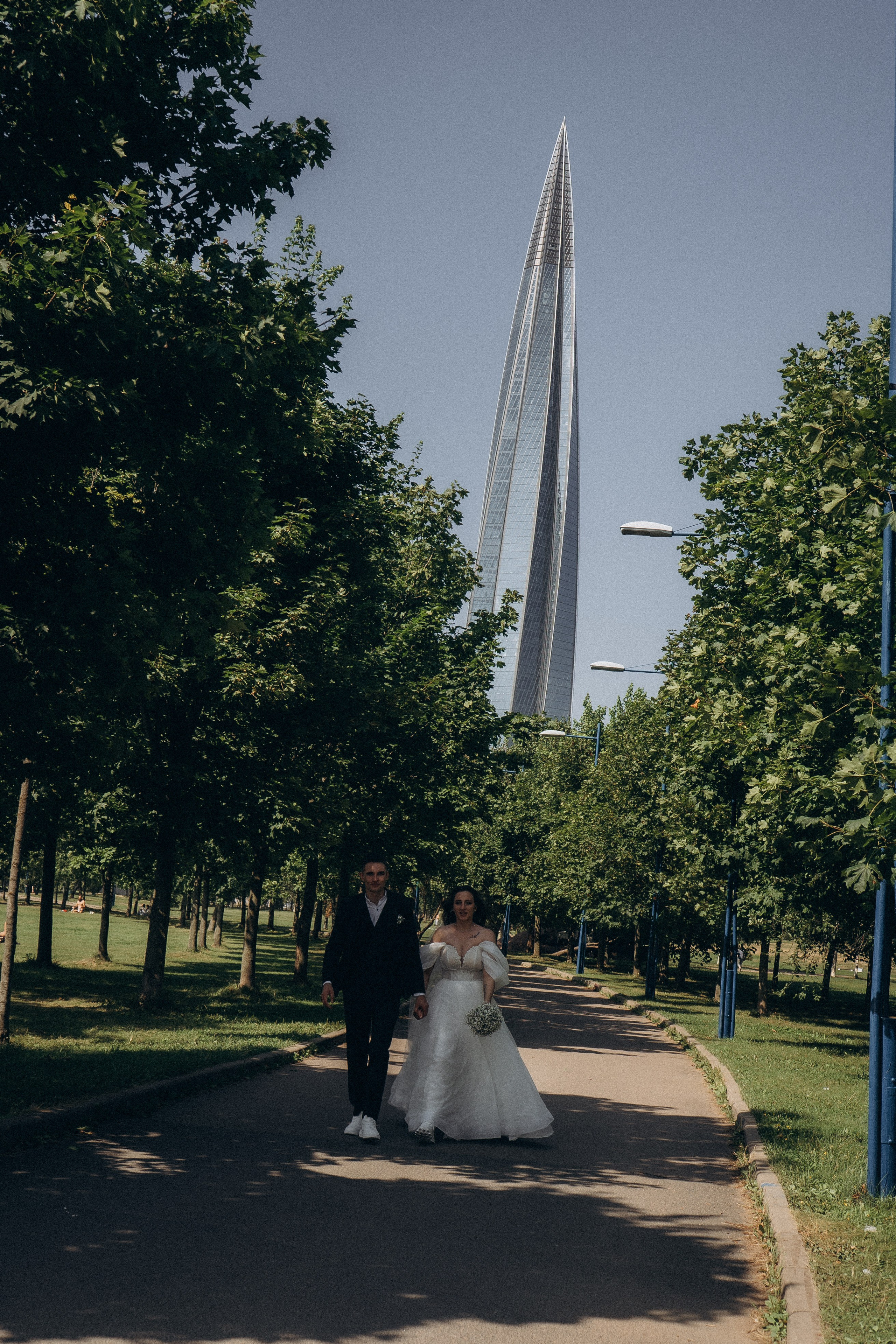 СВАДЕБНАЯ СЬЕМК В ПАРКЕ 300-ЛЕТИЯ. Профессиональный фотограф, Санкт-Петербург — Виктория Богомолова