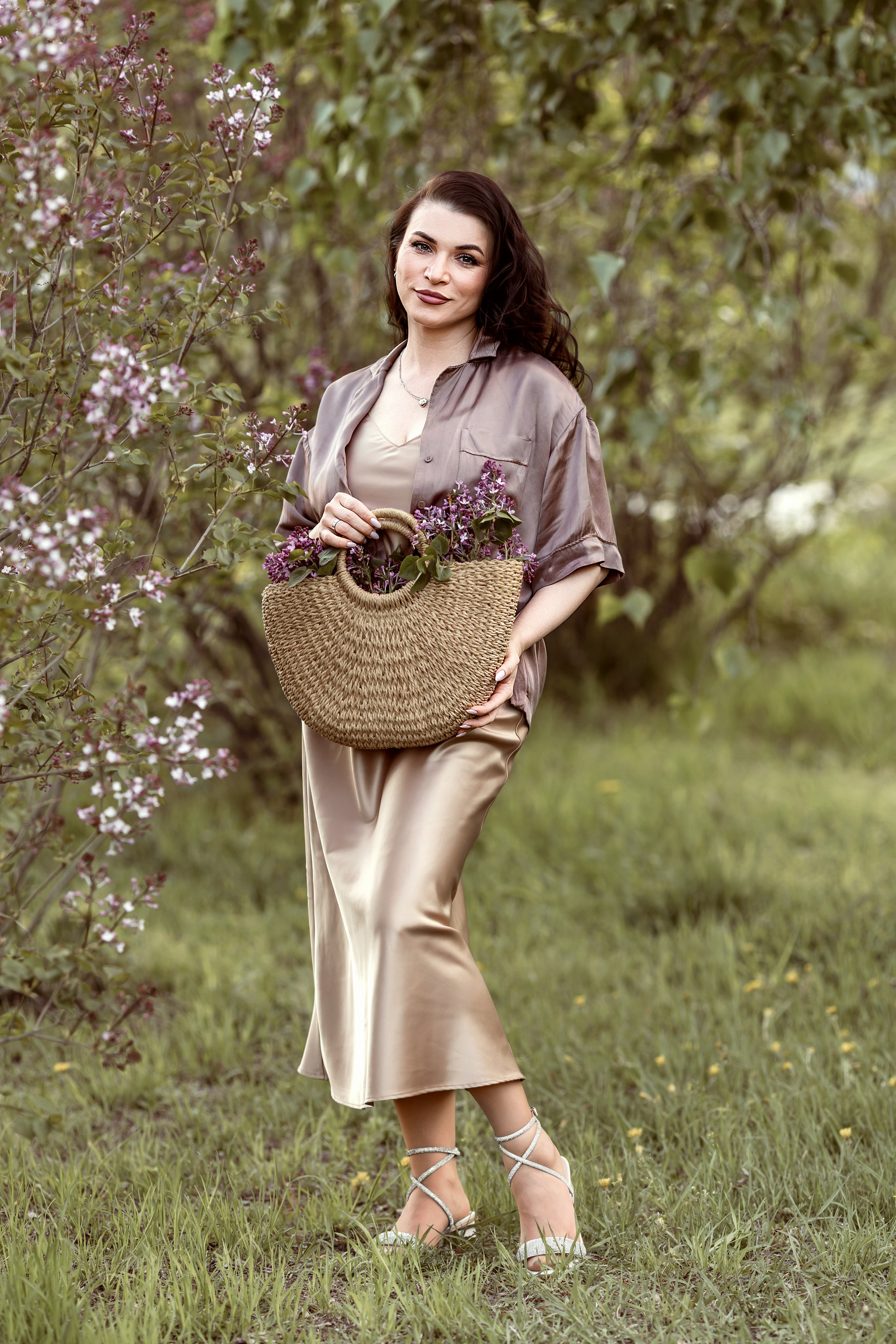 Съёмка в цветущих садах. Детский и семейный фотограф Елена Воропаева