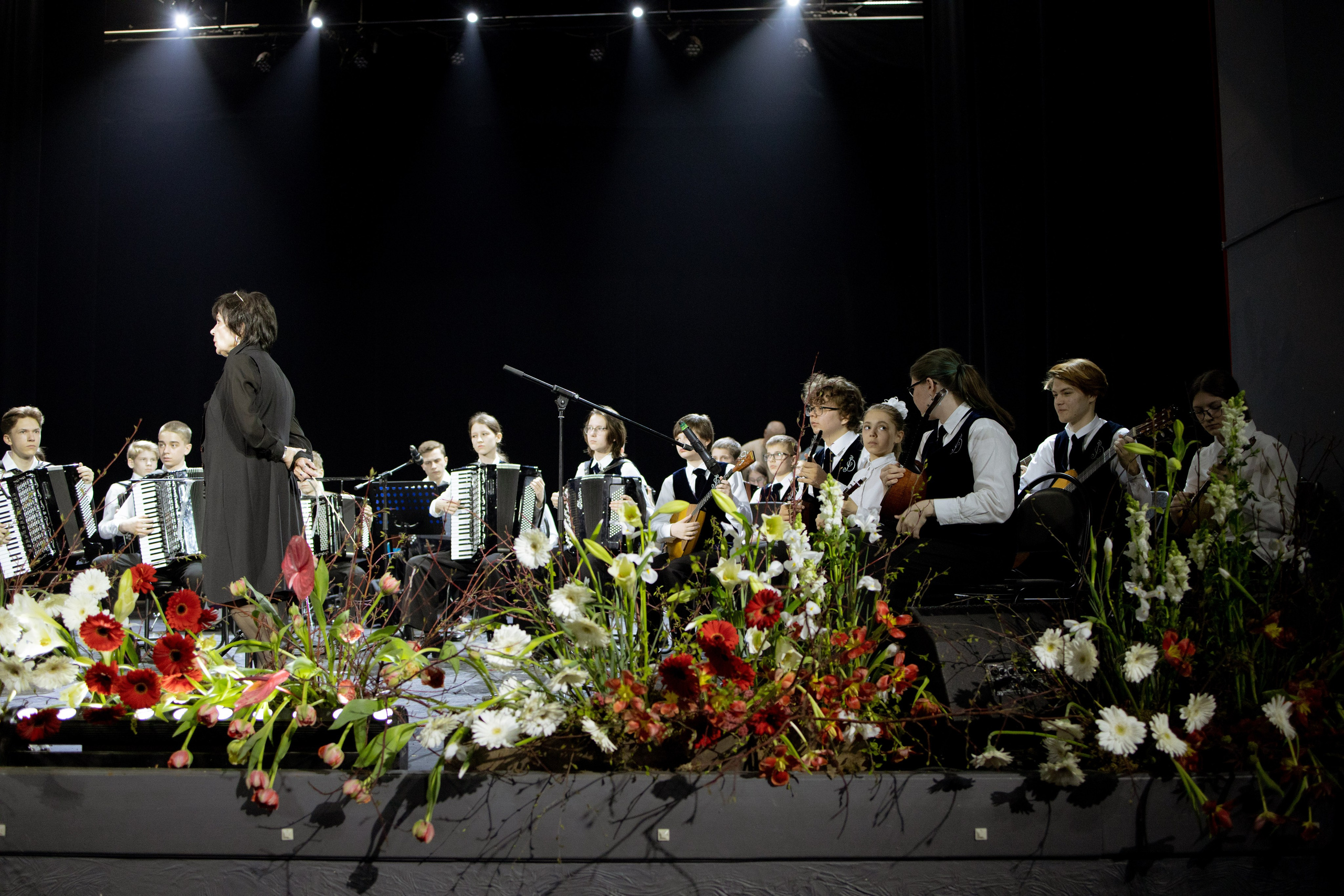 Оформление Отчетного концерта Музыкальной школы Глазунова. Оформление свадеб, декор свадеб Вера Маркова, Москва