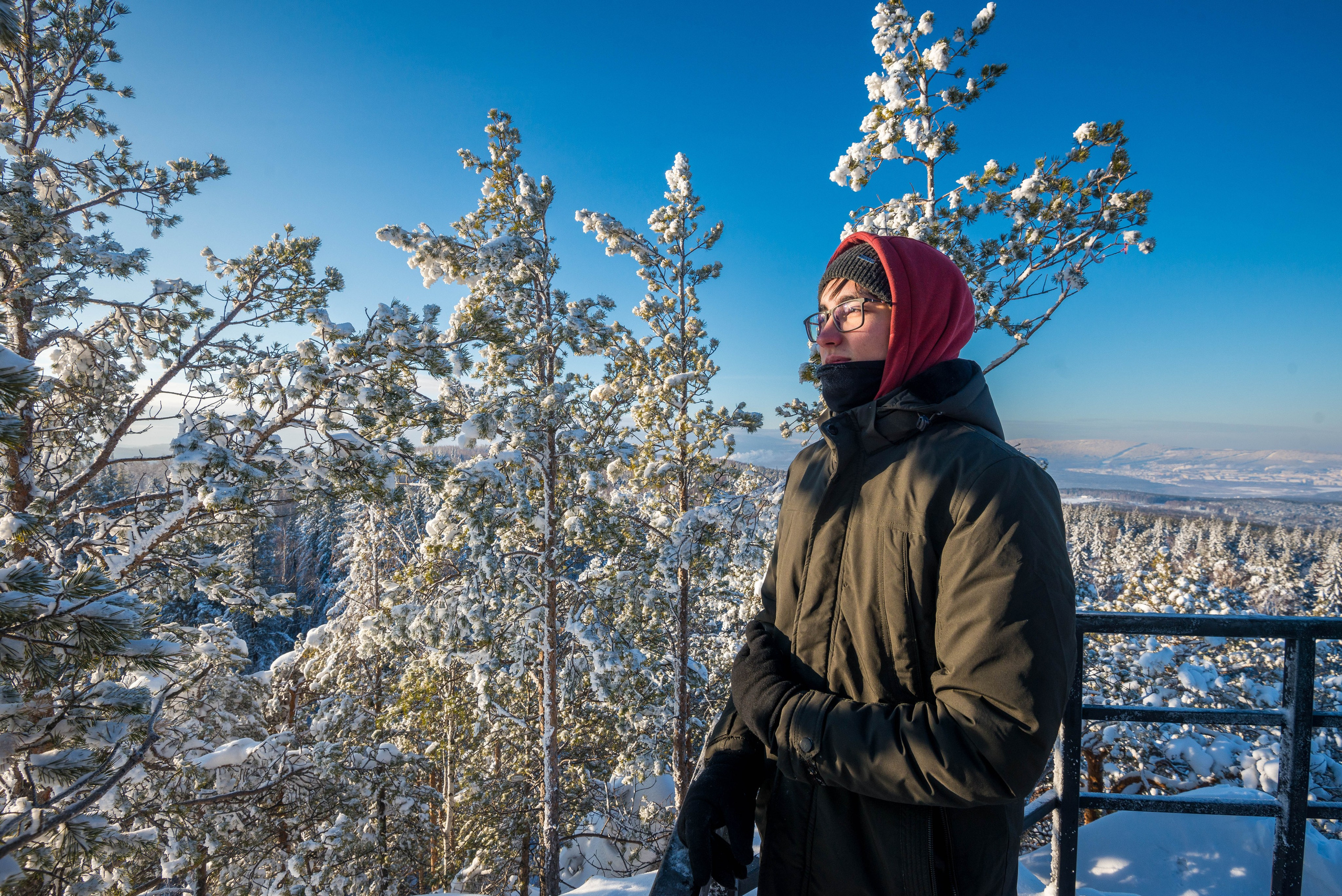Таганай Семибратка, Парк Бажова, ледяной фонтан 06.01.2024. Свадебный фотограф на Урале Виктор Соколов