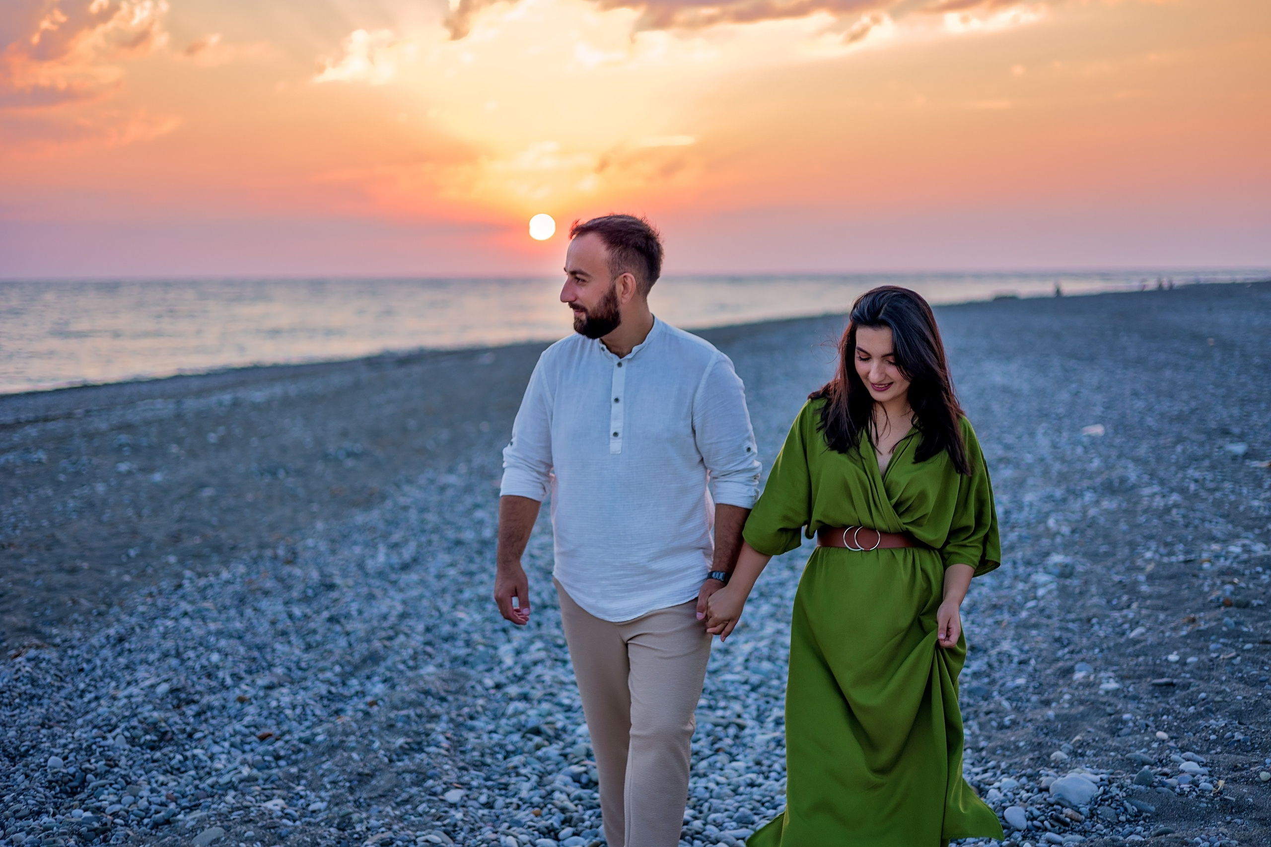 Медовый месяц в Пицунде. Свадебный и семейный фотограф в Абхазии Эля Цишба