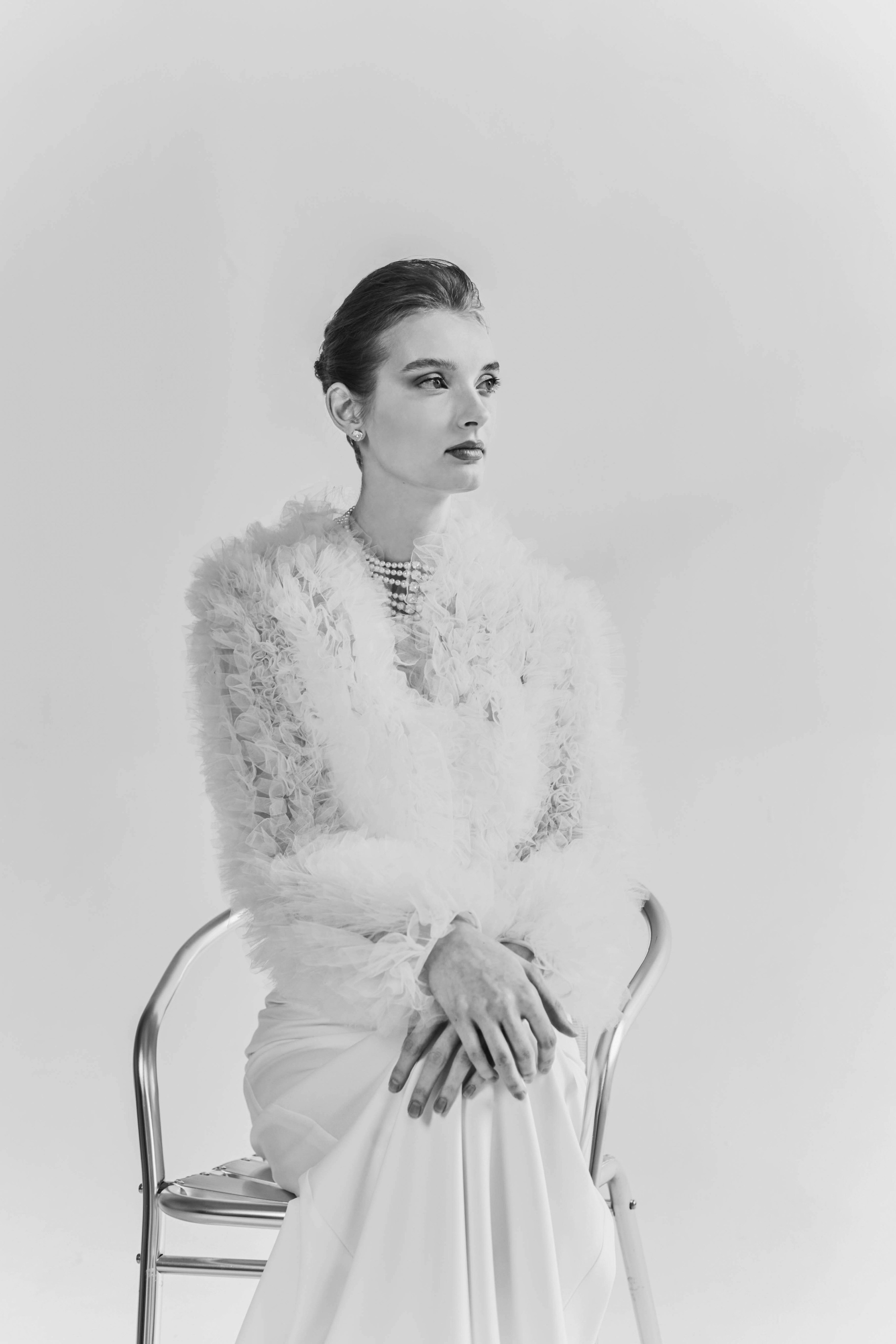 Фатиновая шубка. Свадебный салон-ателье Бонжур в Минске Bonjour