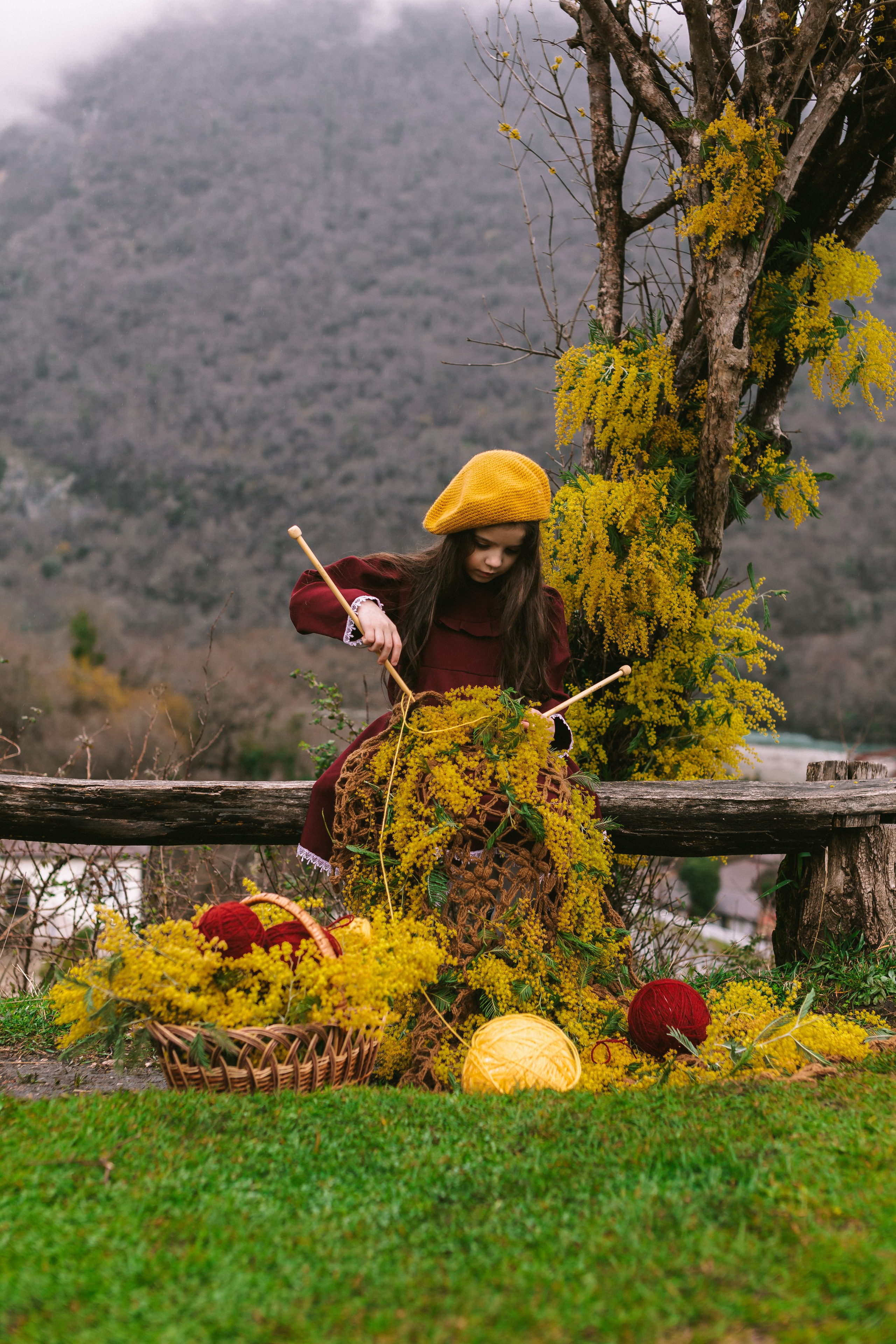 Девочка в горах. Семейный и художественный фотограф в Тюмени Юлия Логинова