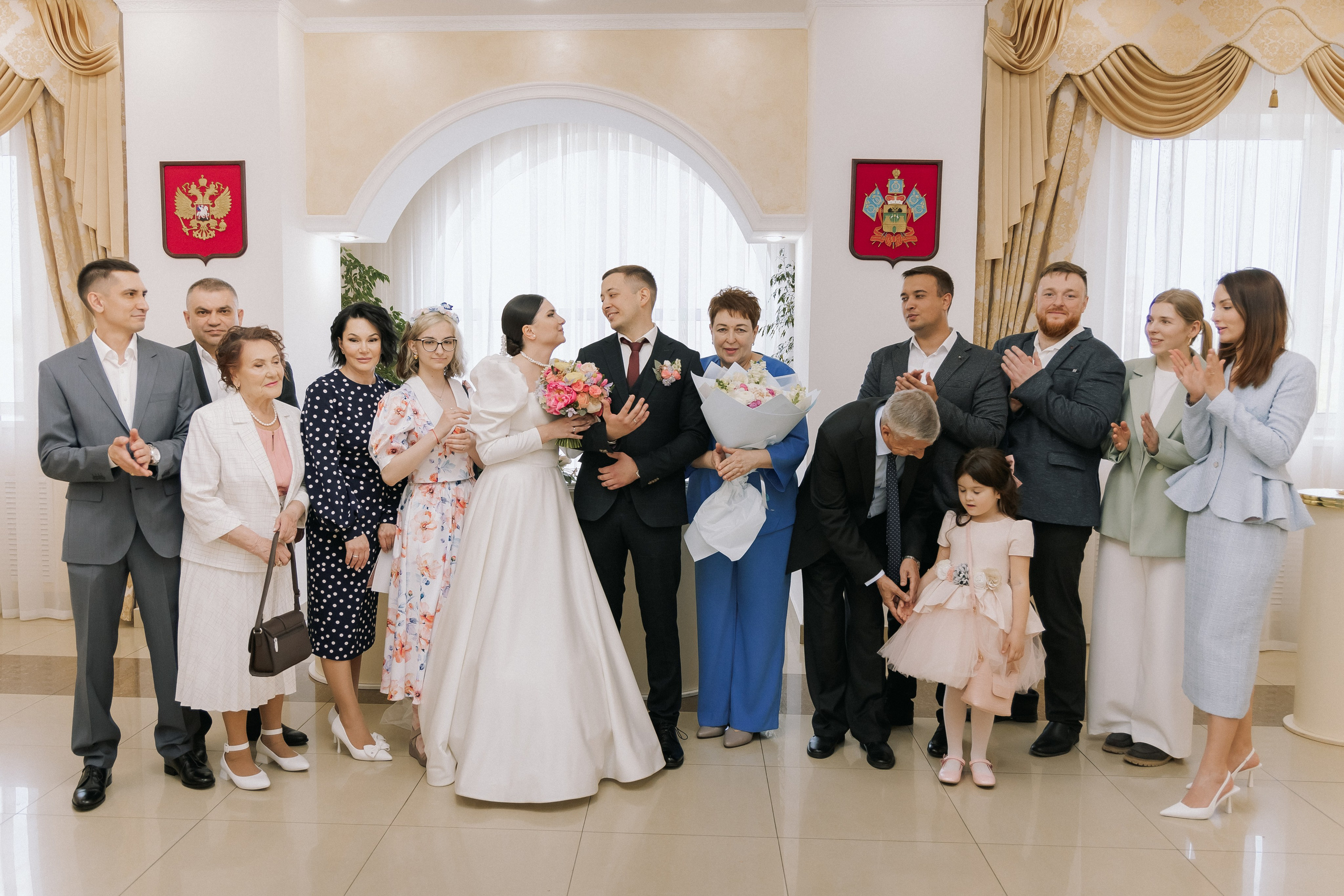 Яна и Святослав. Свадебный день. Свадебная фотография. Арина Рубах