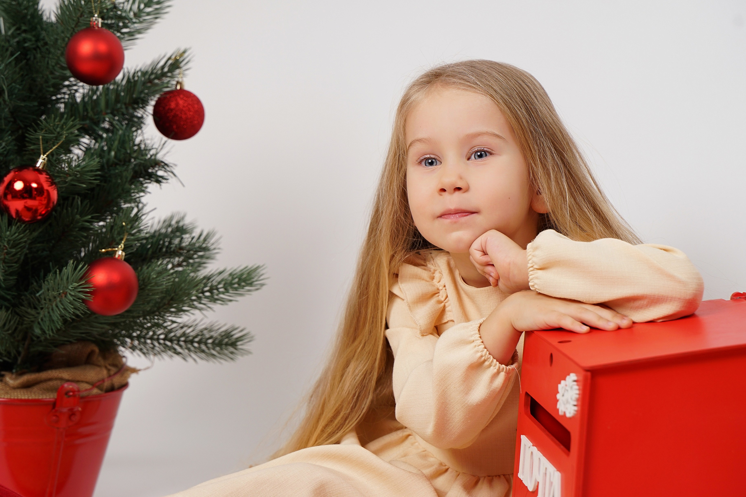 Новогдняя светлая. Студия детской фотографии