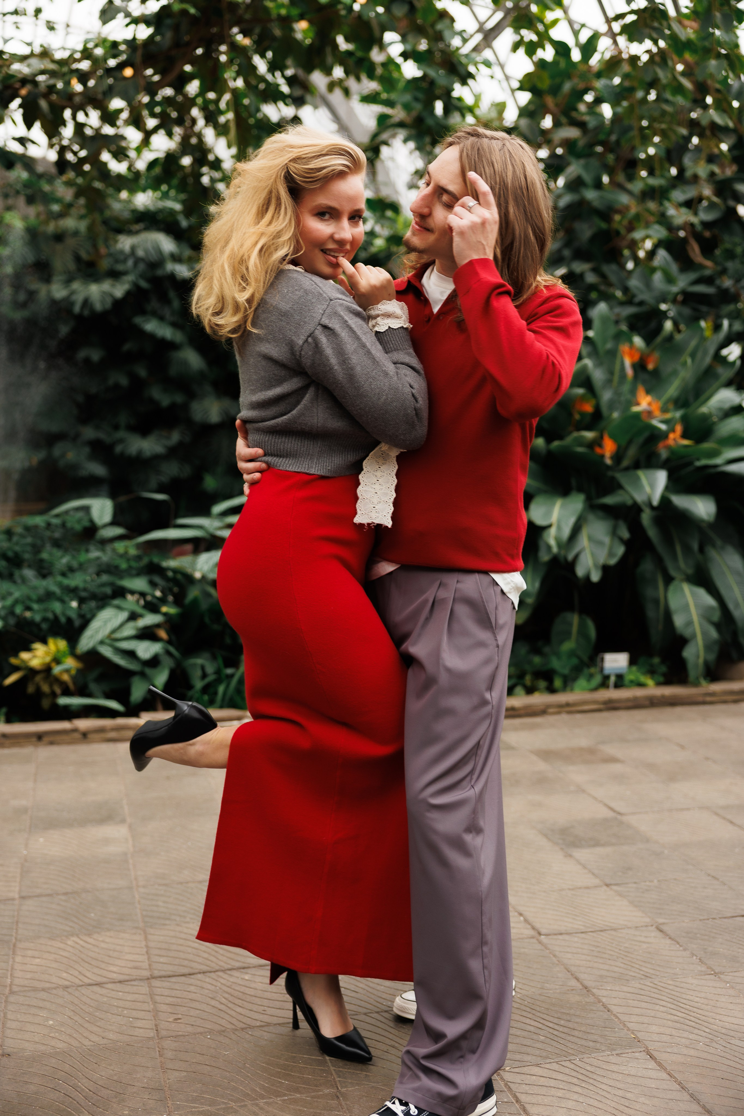 Предложение в оранжерее. Свадебный и семейный фотограф в Москве Красинская Мария