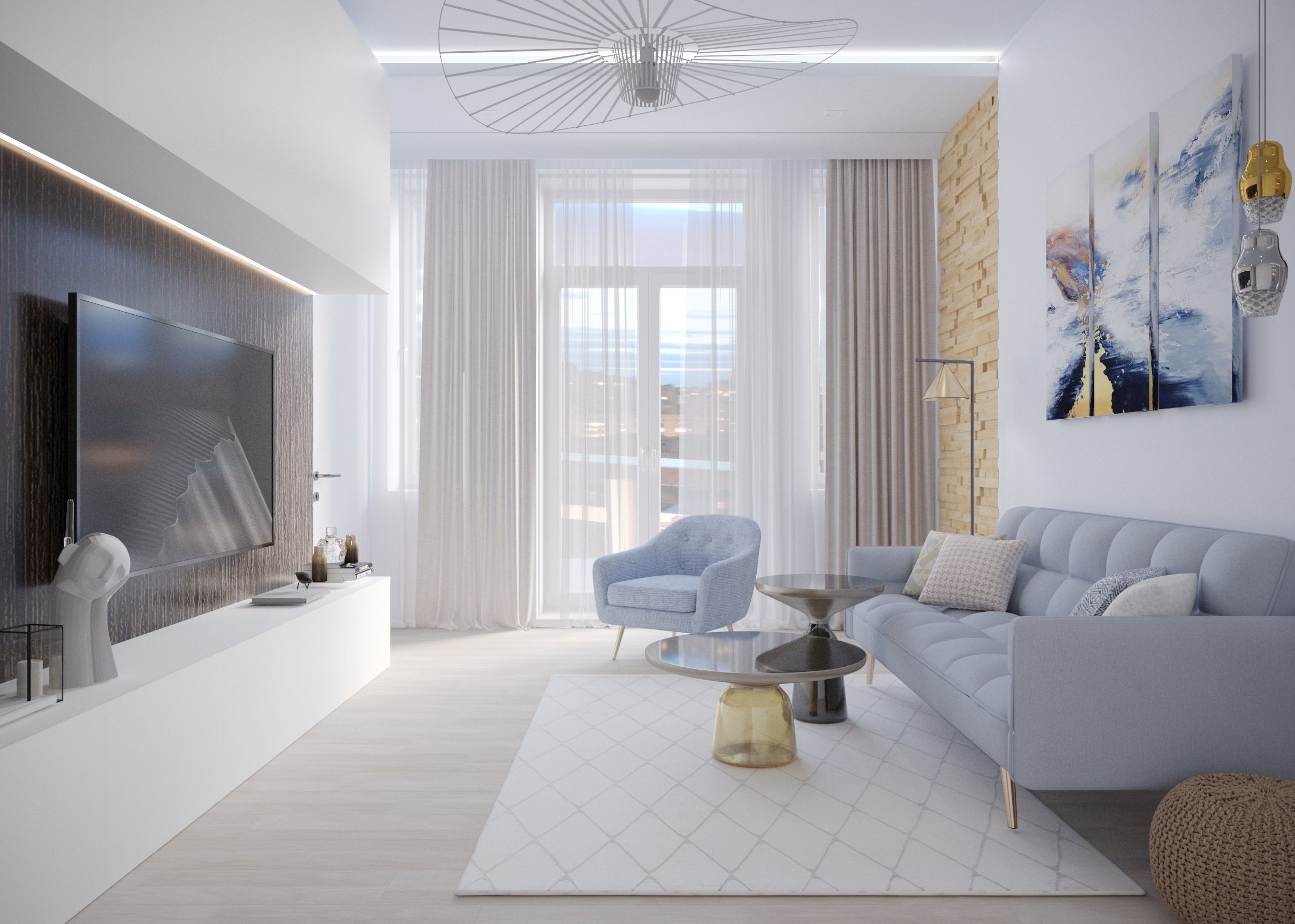 Проект интерьера квартиры в «сталинке», г. Санкт- Петербург. Дизайн-студия интерьеров Юлии Ивановой