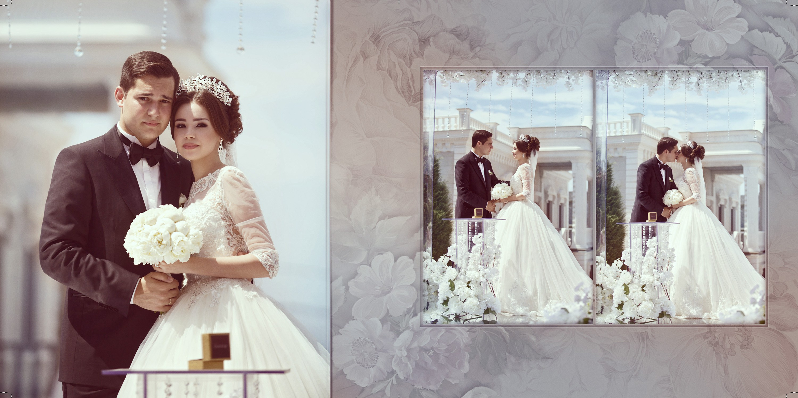 Свадебная фотокнига. Фотограф Кирсанова Наталия. Фотохудожник Наталия Кирсанова