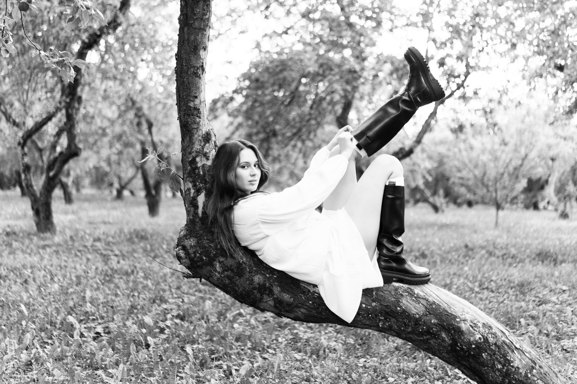 Яблоневый сад. Фотограф Москва Татьяна Гайдаржи