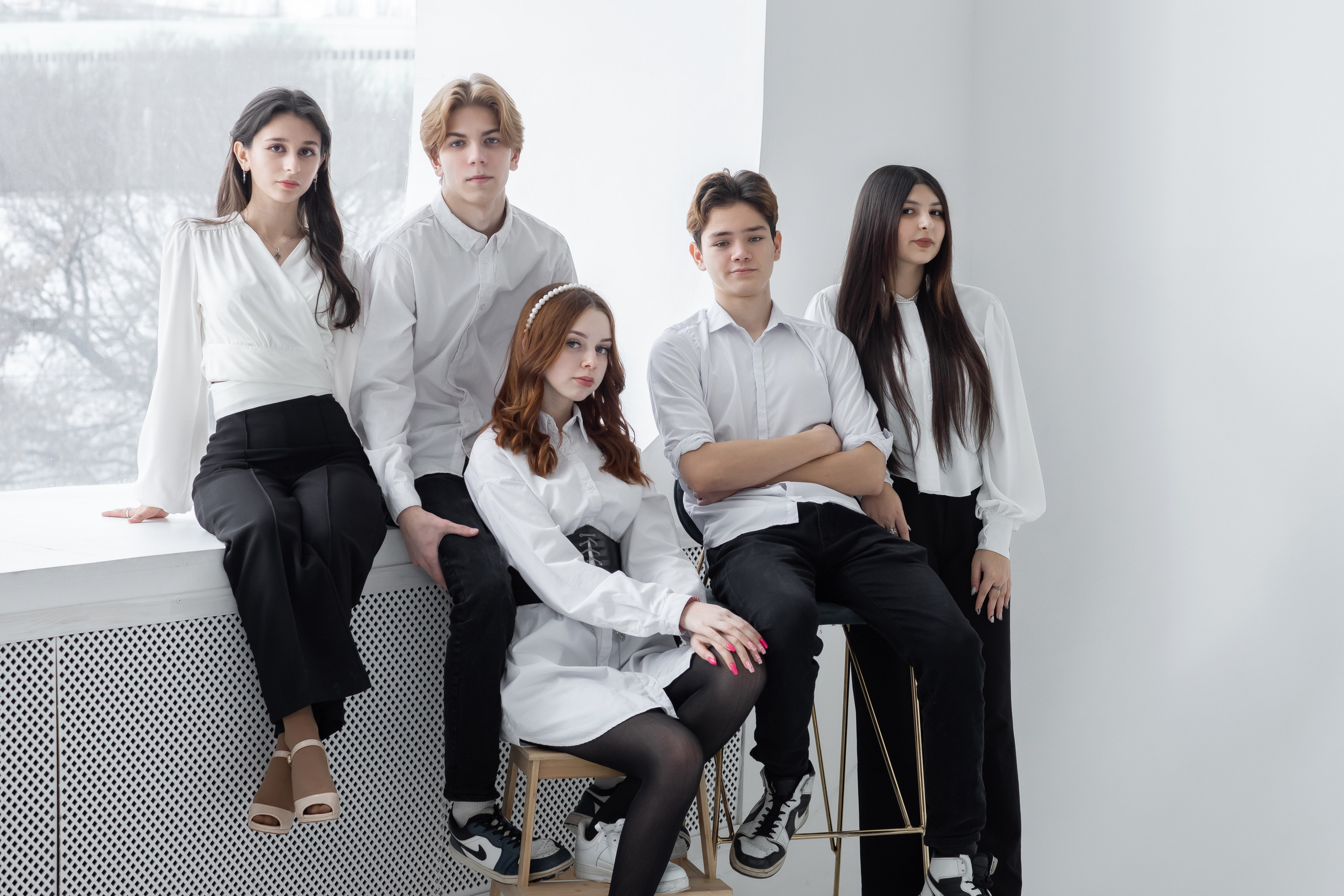 Студийная фотосессия на выпускной альбом. Ольга Плаксина фотограф в Саратове