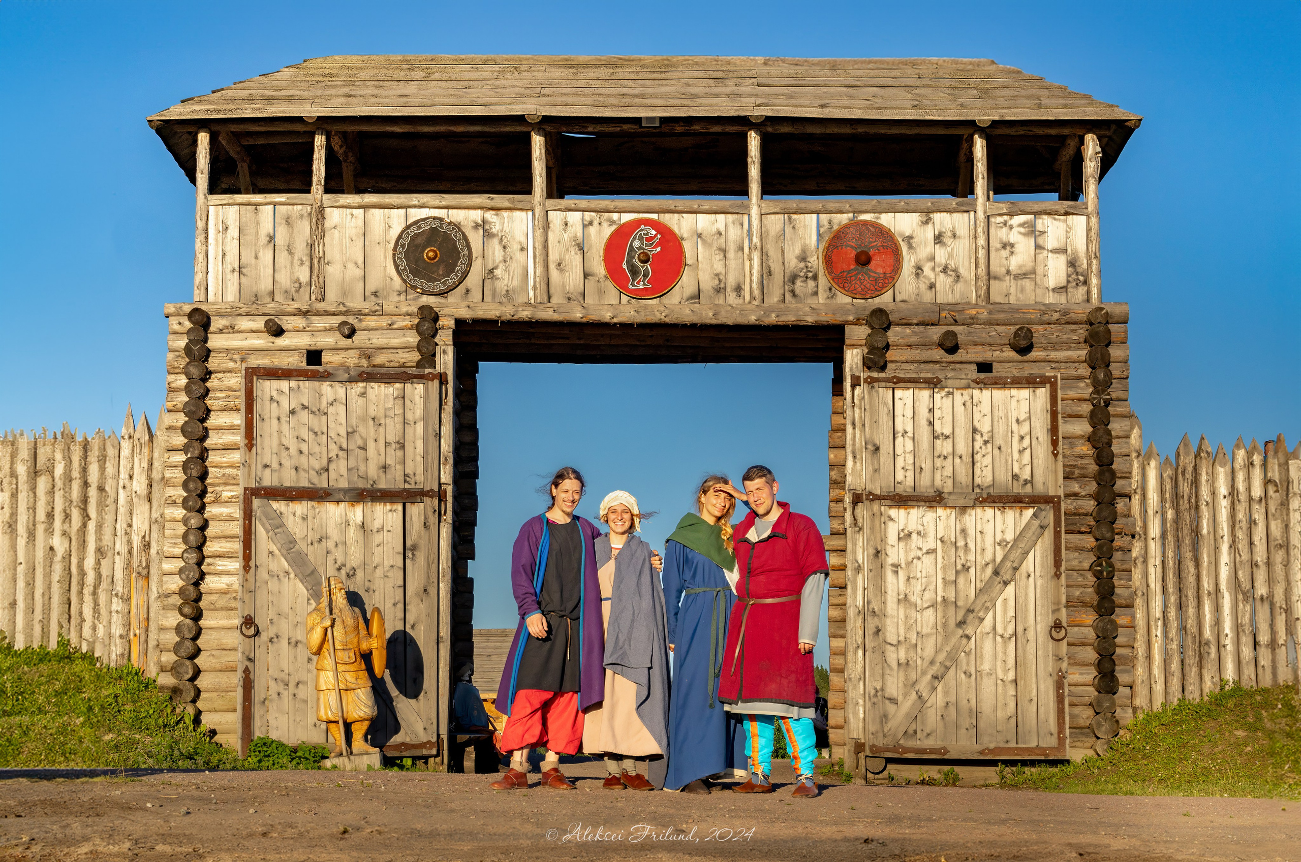 Исторический парк «Бастiонъ» (фестиваль «Карельская Земля» 2024 г.). Аэросъемка. Фото и Видео в Карелии. Алексей Фрилунд