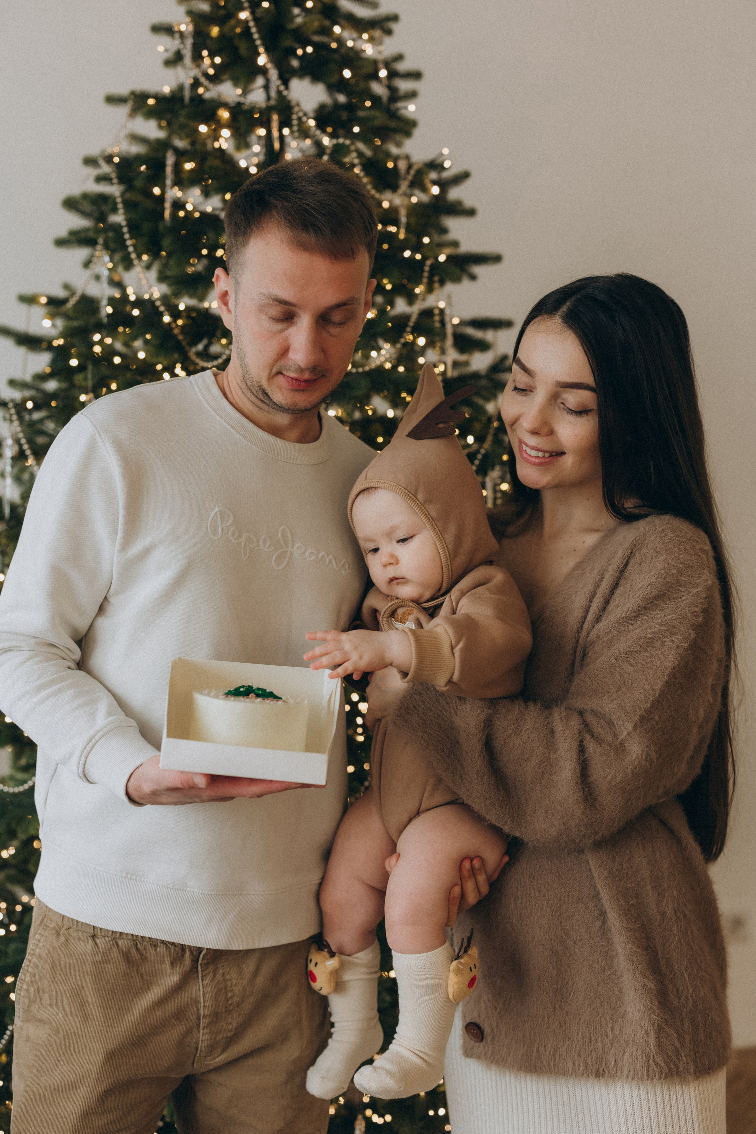 Семейная новогодняя фотосессия. Фотограф Москва Виктория-Антуанетта